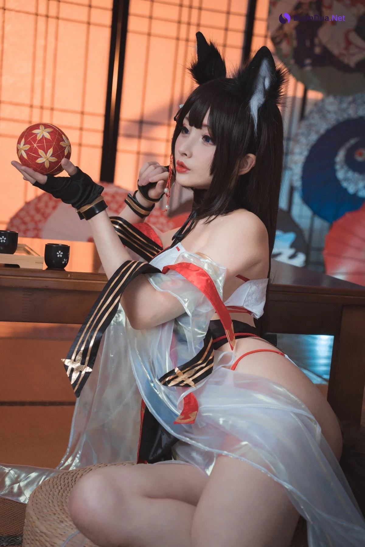 Cosplay rioko凉凉子 Azurlane Amagi - Photo 8