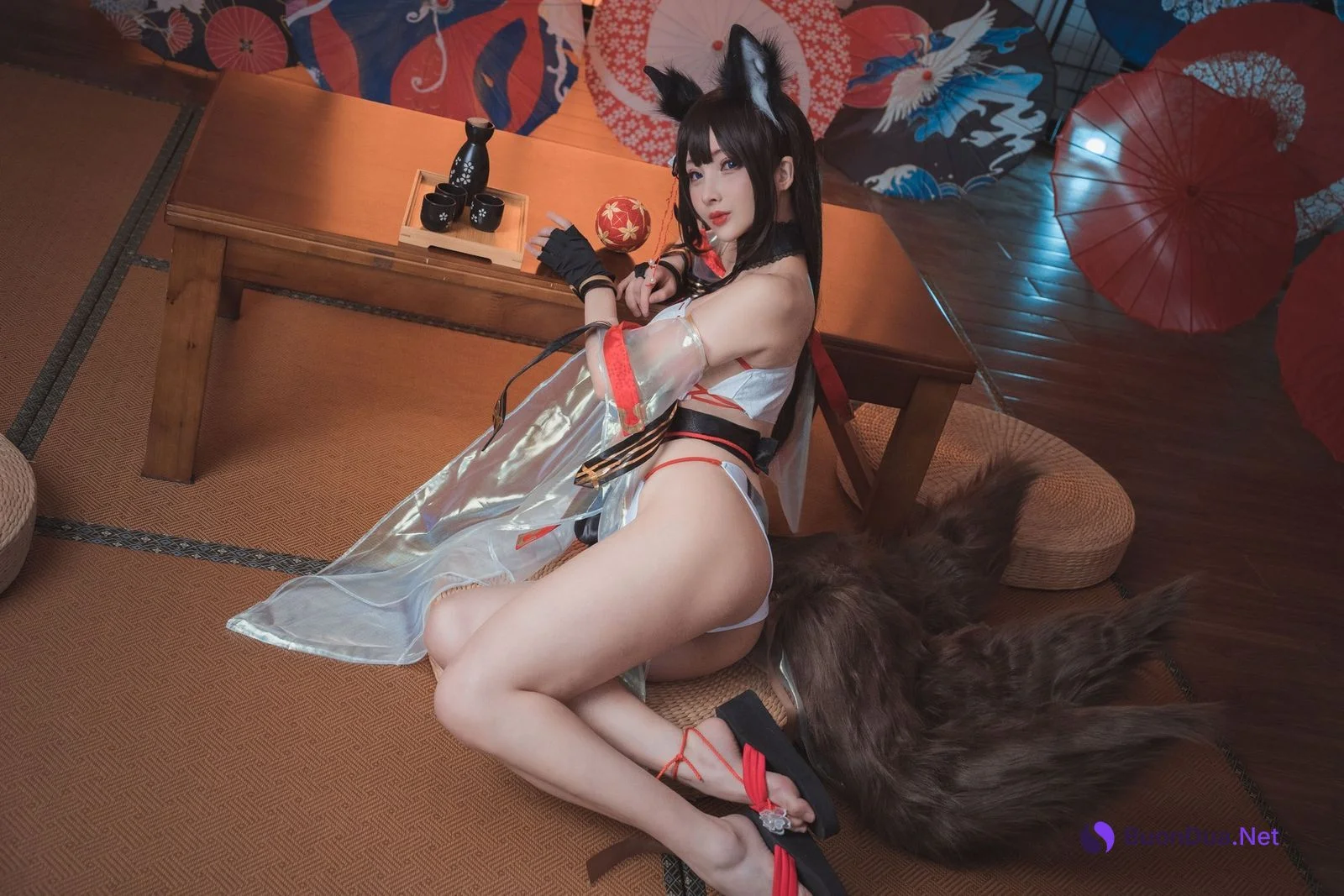 Cosplay rioko凉凉子 Azurlane Amagi - Photo 9