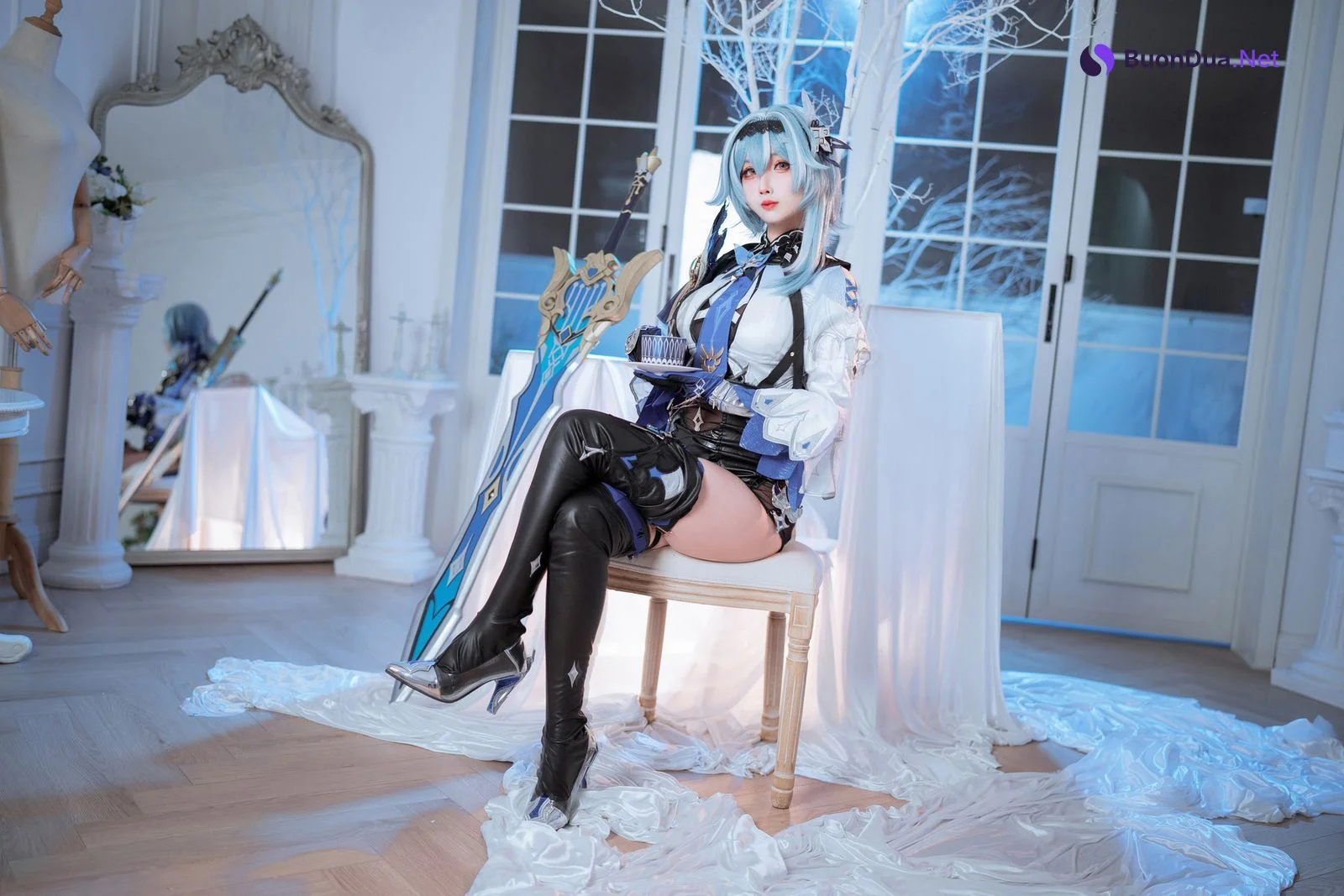 Cosplay Rioko凉凉子 优菈浪花骑士 - รูปภาพ 18