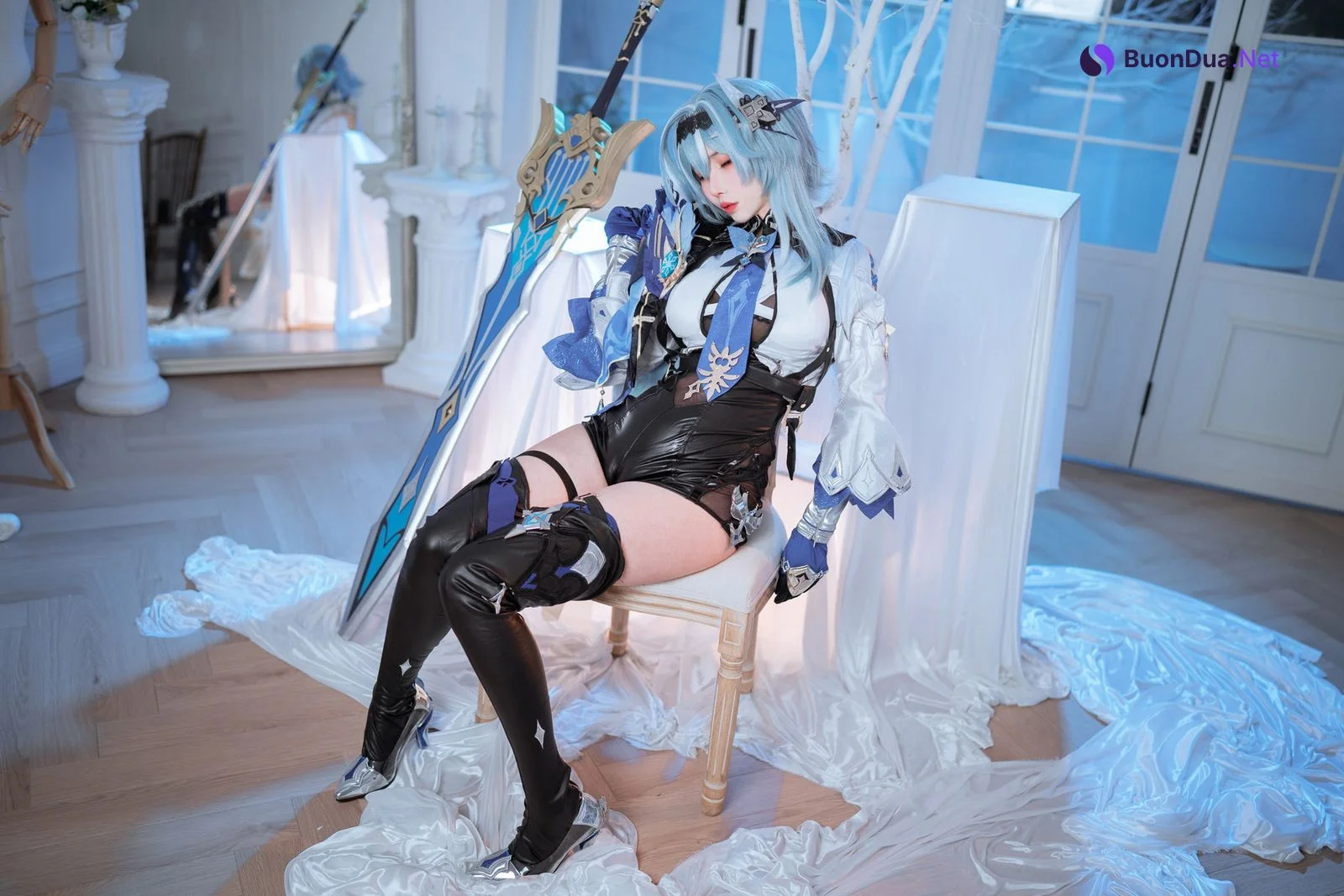 Cosplay Rioko凉凉子 优菈浪花骑士 - รูปภาพ 20