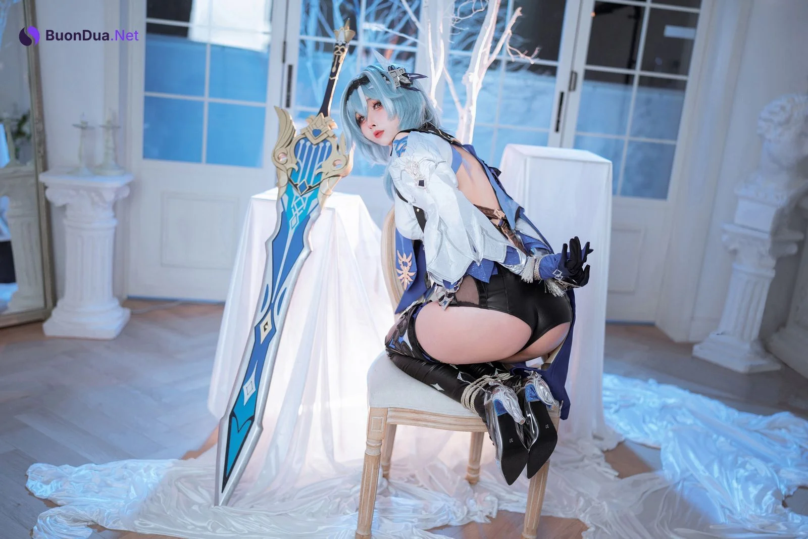 Cosplay Rioko凉凉子 优菈浪花骑士 - รูปภาพ 6