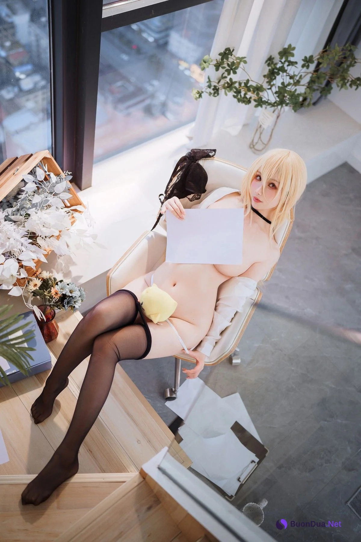 Cosplay rioko凉凉子 碧蓝航线 冤仇 办公室的意外 - รูปภาพ 20