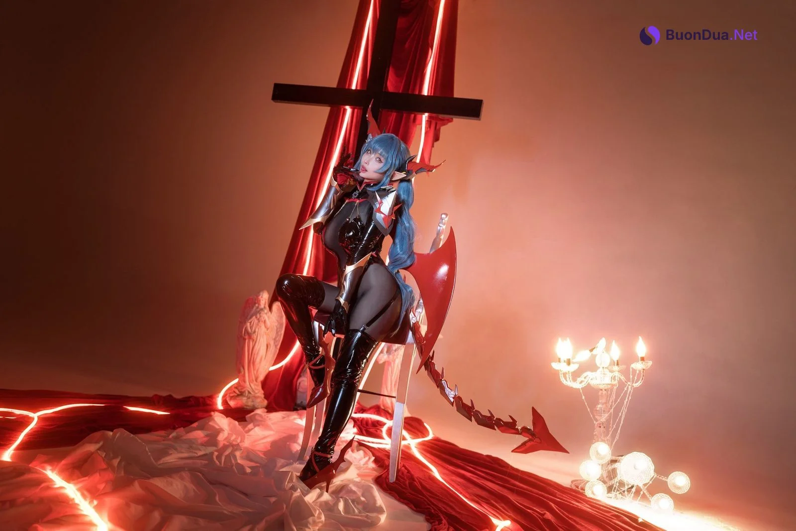 Cosplay rioko凉凉子 碧蓝航线 雷根斯堡 - รูปภาพ 15