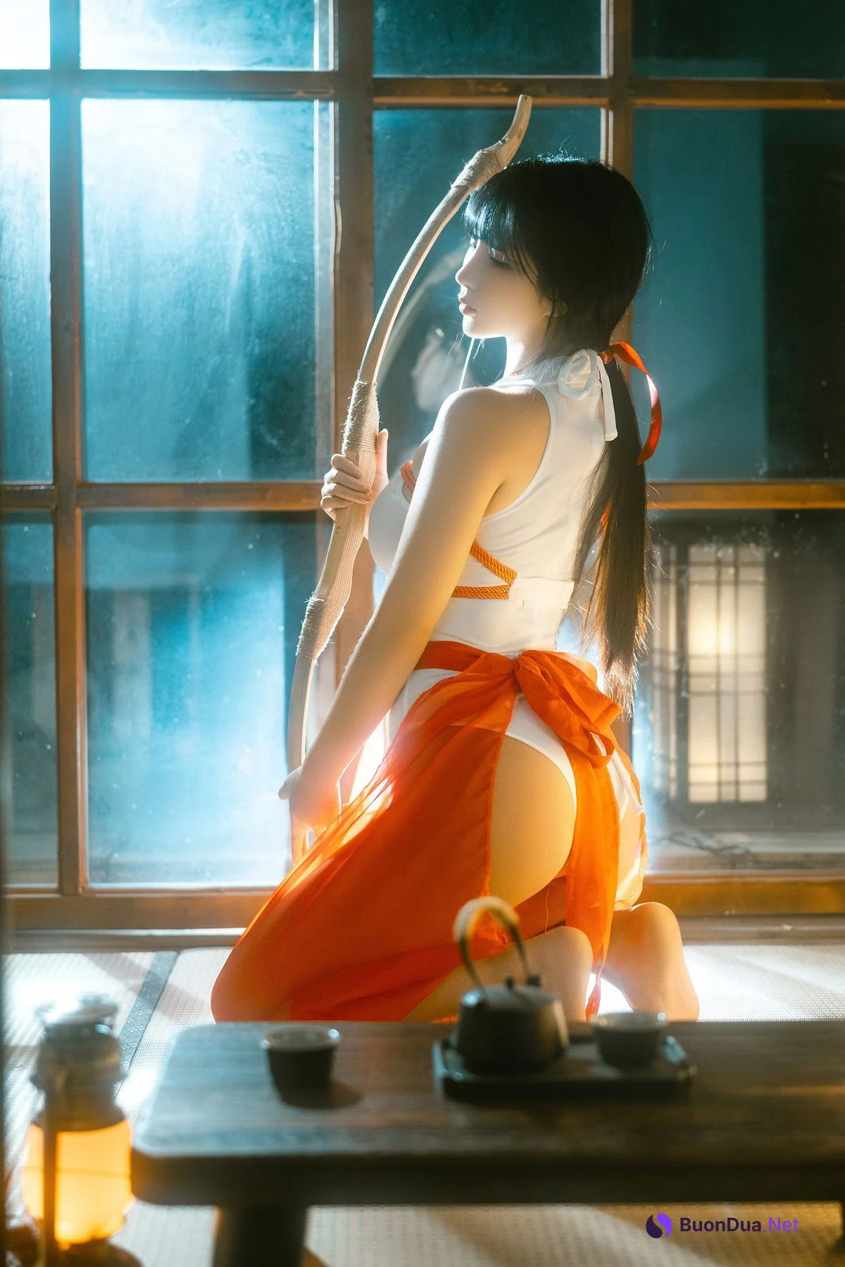 Cosplay 桜井宁宁 绳艺巫女 Rope Art Miko - Photo 15