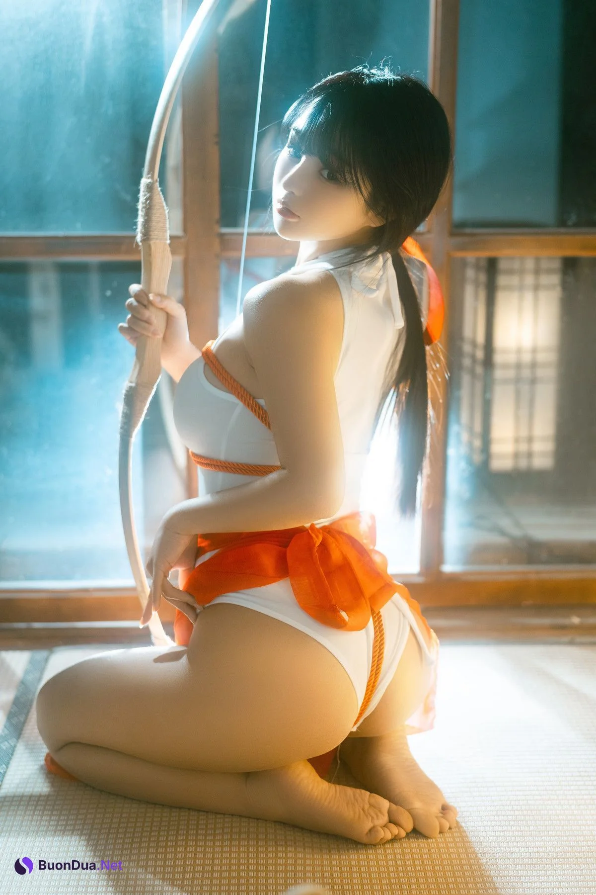 Cosplay 桜井宁宁 绳艺巫女 Rope Art Miko - Photo 18