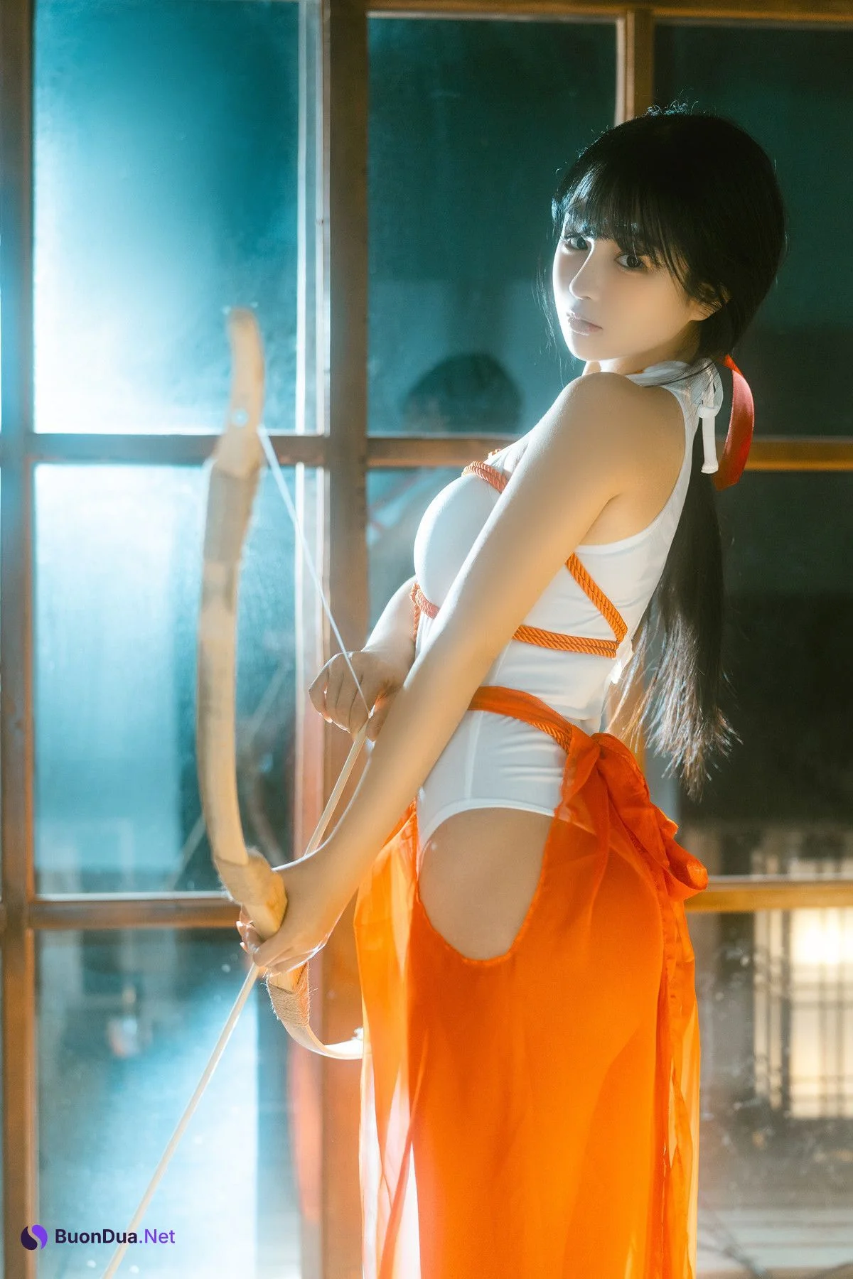 Cosplay 桜井宁宁 绳艺巫女 Rope Art Miko - Photo 3