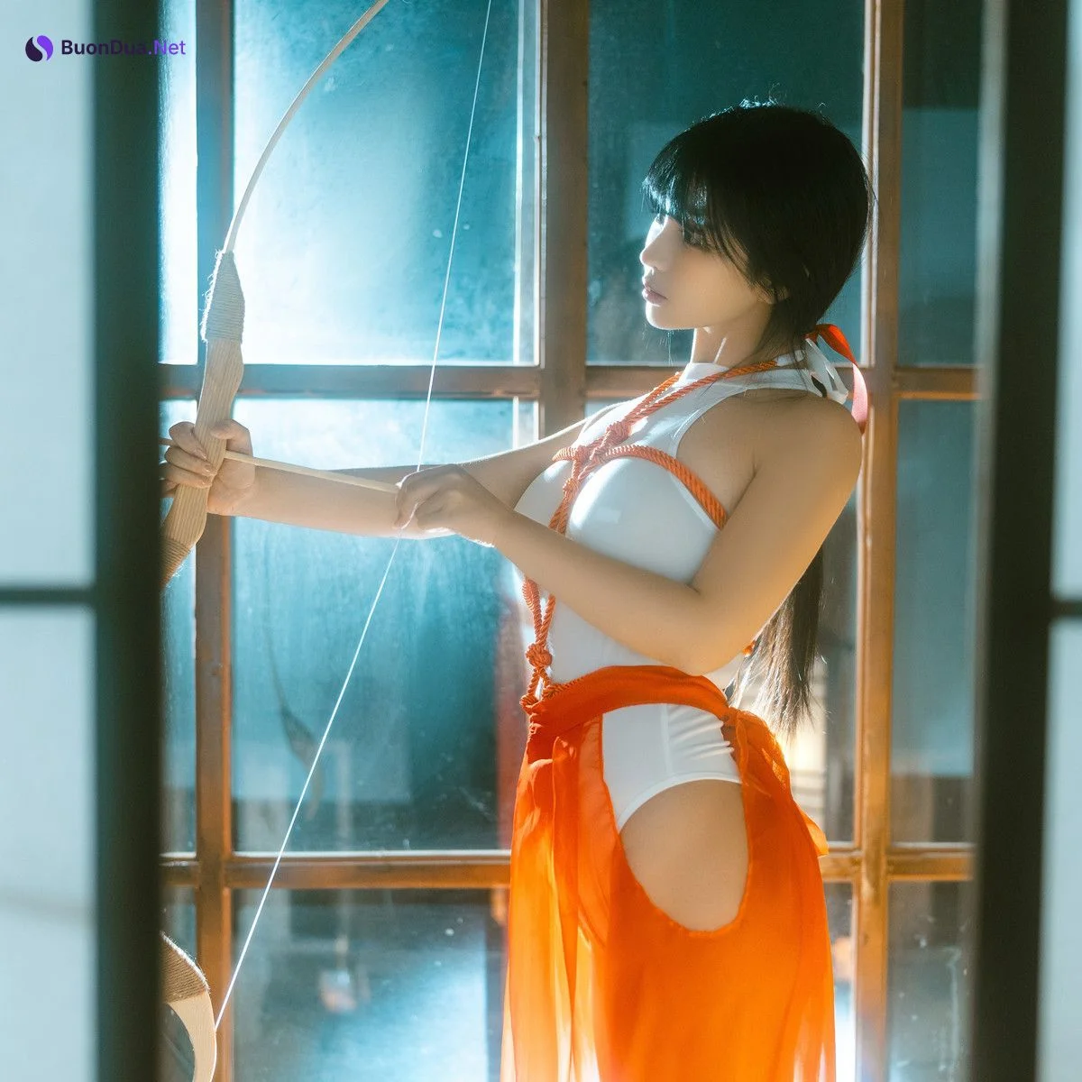 Cosplay 桜井宁宁 绳艺巫女 Rope Art Miko - Photo 6