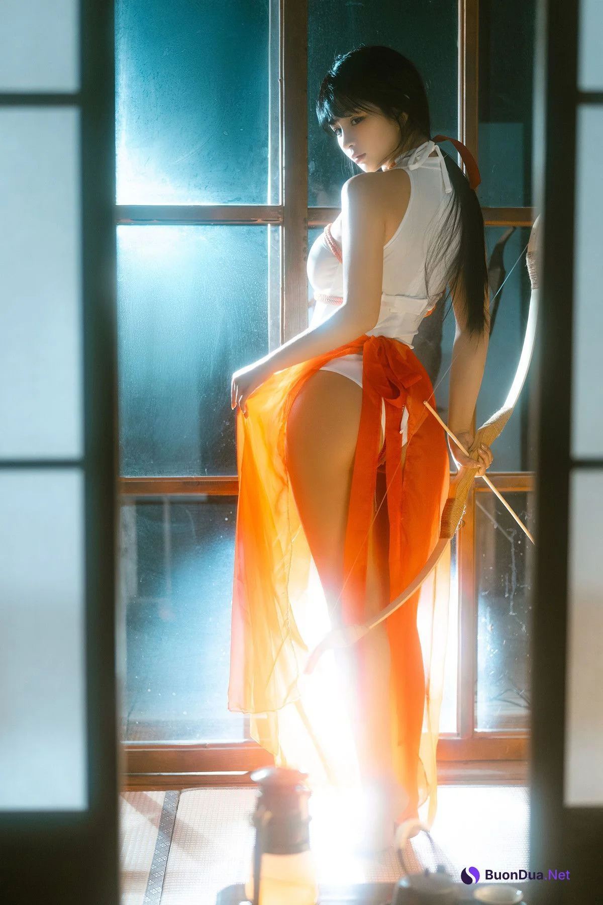 Cosplay 桜井宁宁 绳艺巫女 Rope Art Miko - Photo 7