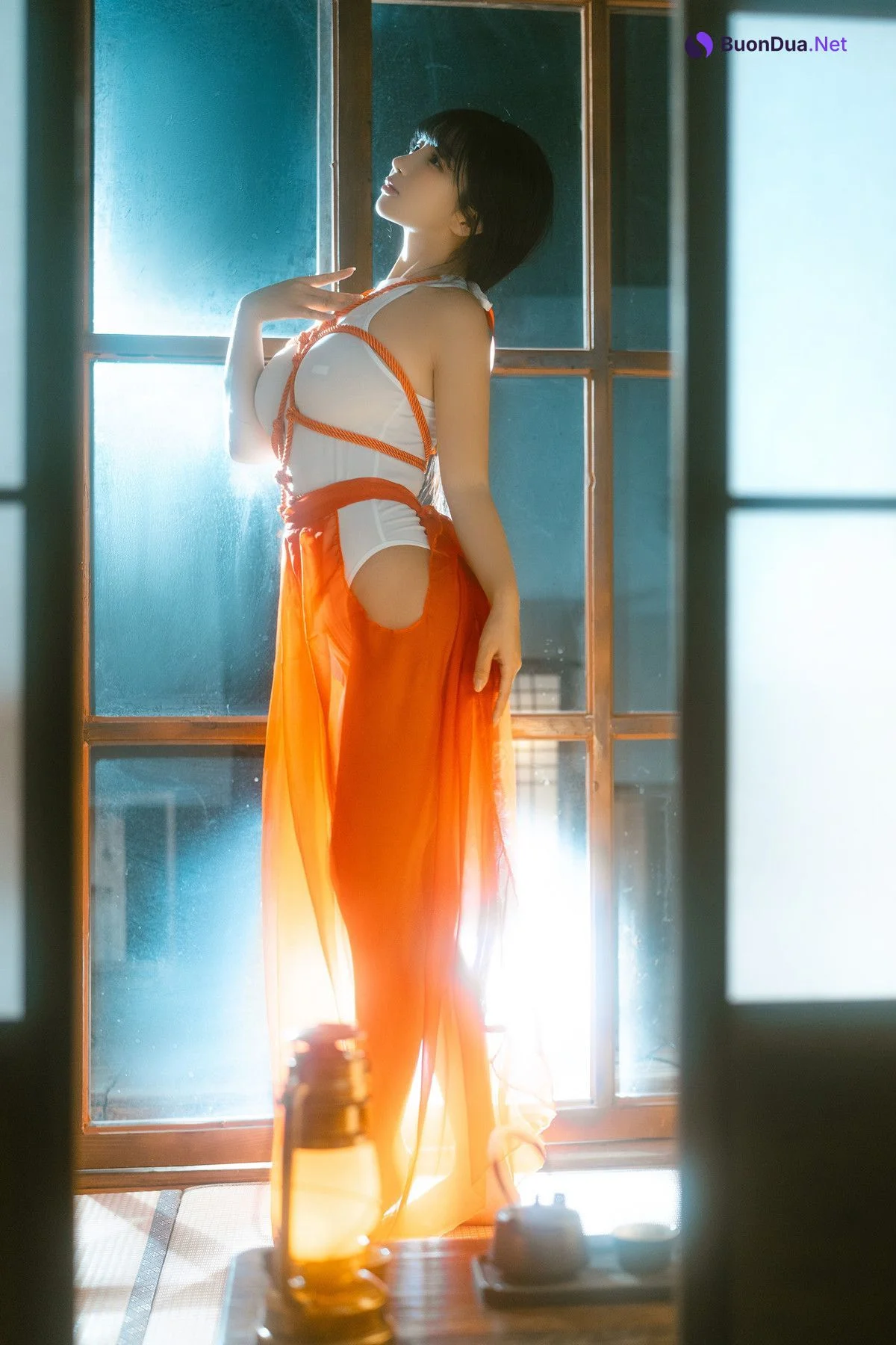Cosplay 桜井宁宁 绳艺巫女 Rope Art Miko - Photo 8