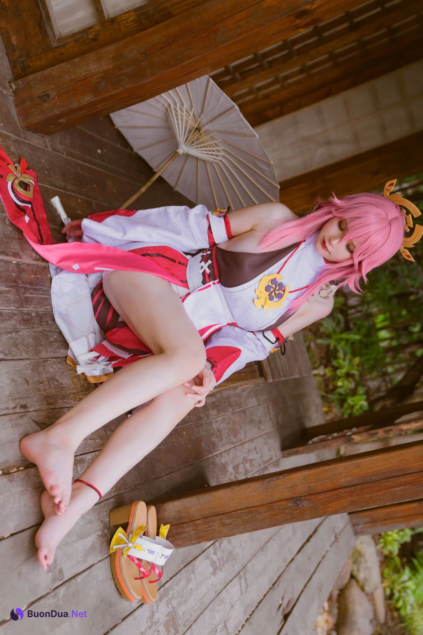 Cosplay 前羽_rr 原神 八重神子 - รูปภาพ 16