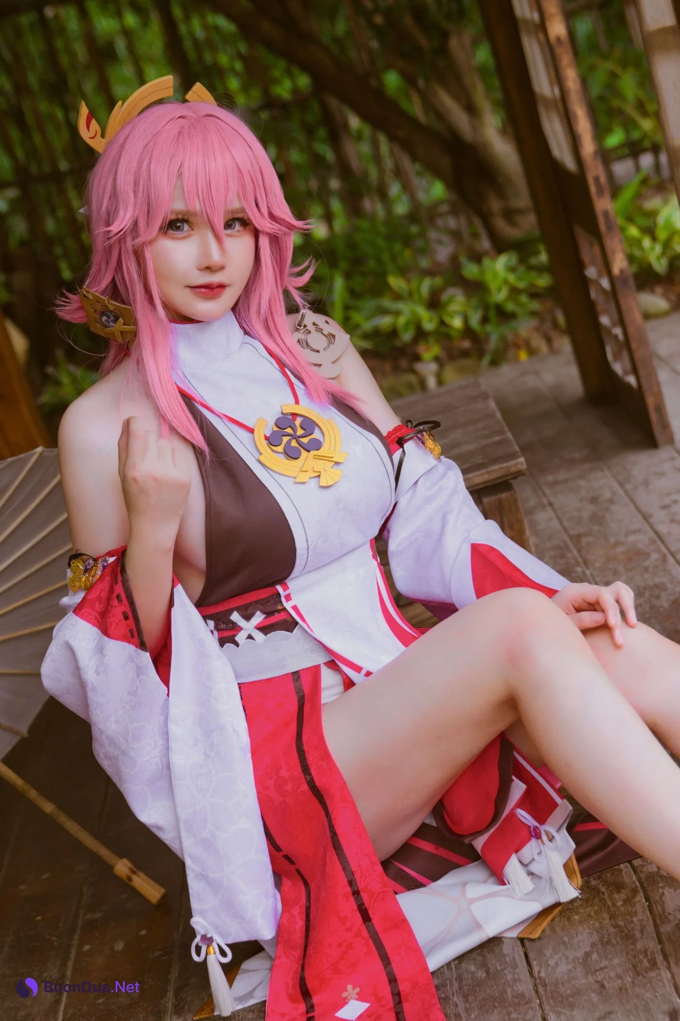 Cosplay 前羽_rr 原神 八重神子 - รูปภาพ 19