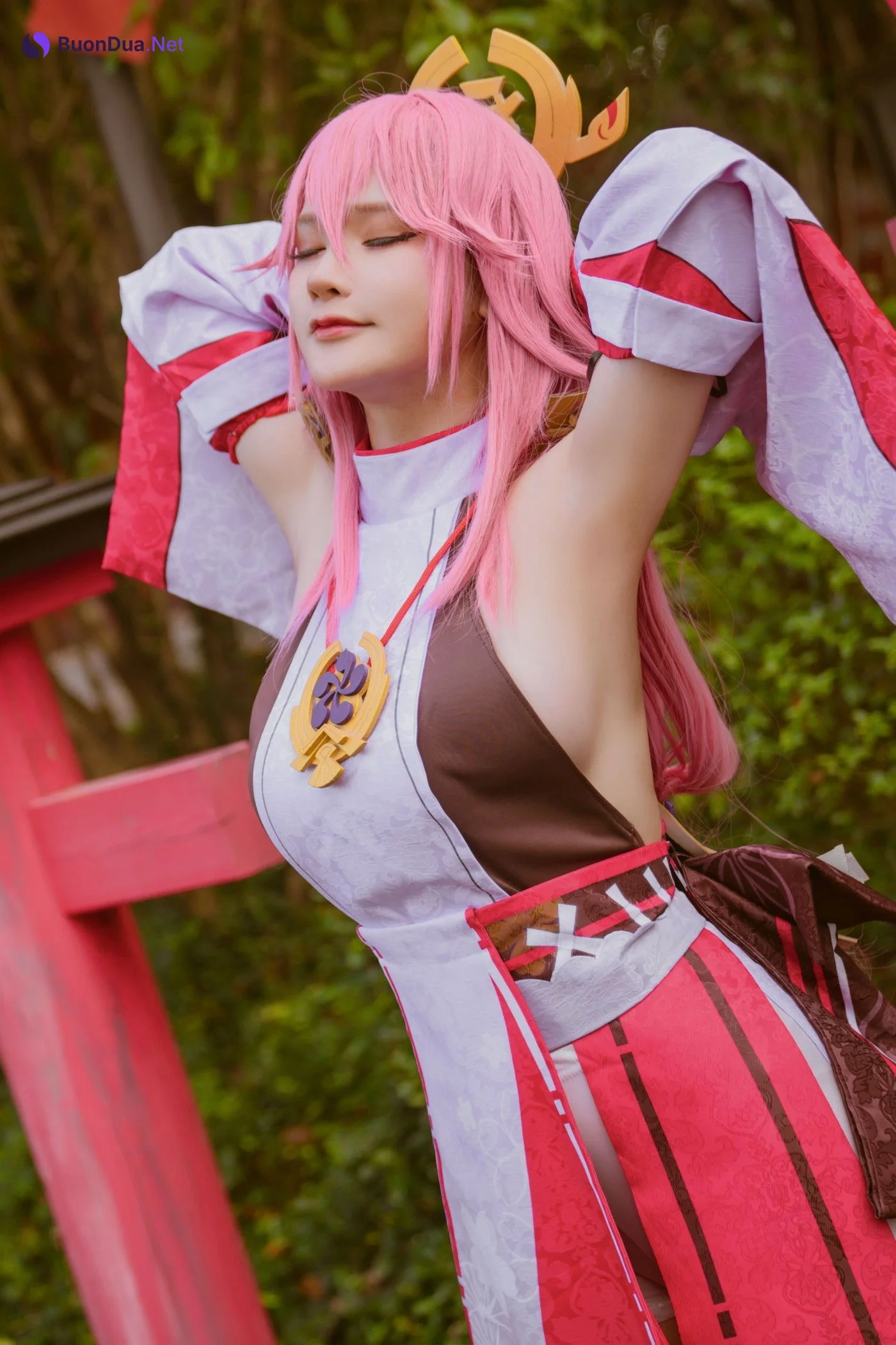Cosplay 前羽_rr 原神 八重神子 - รูปภาพ 2