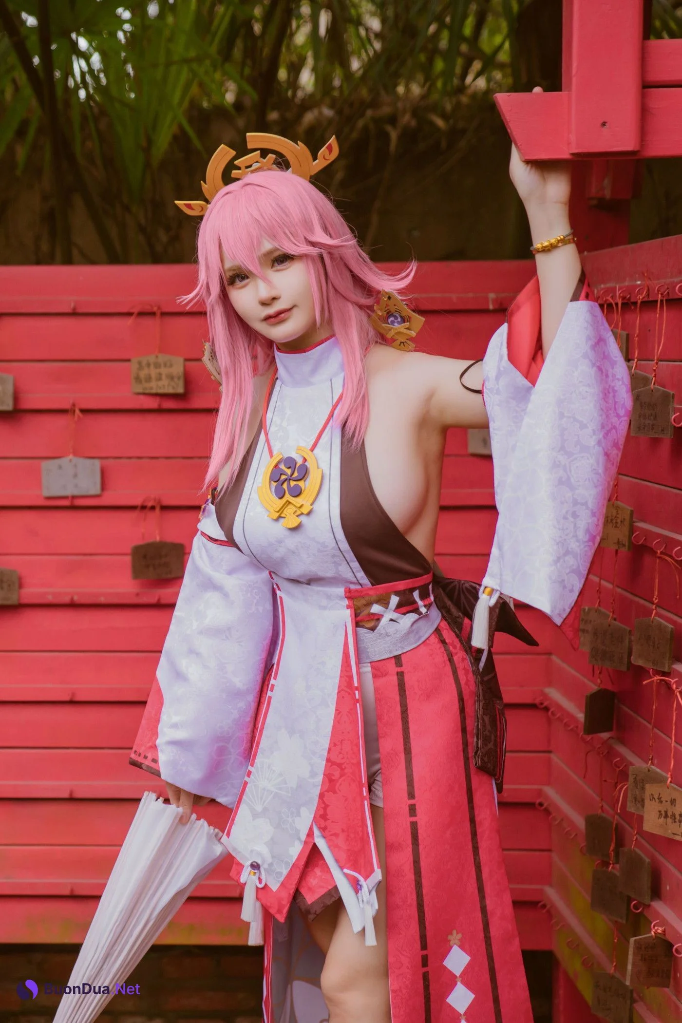Cosplay 前羽_rr 原神 八重神子 - รูปภาพ 4