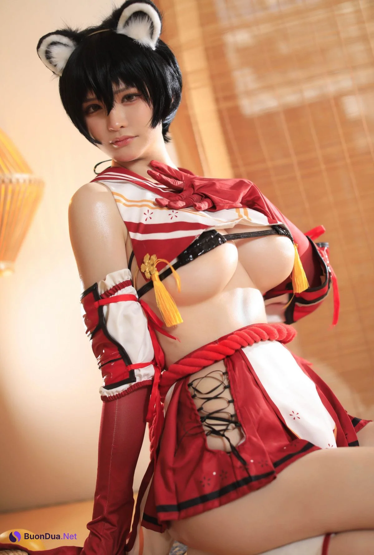 Cosplay 前羽_rr 碧蓝档案 春日椿 - รูปภาพ 3