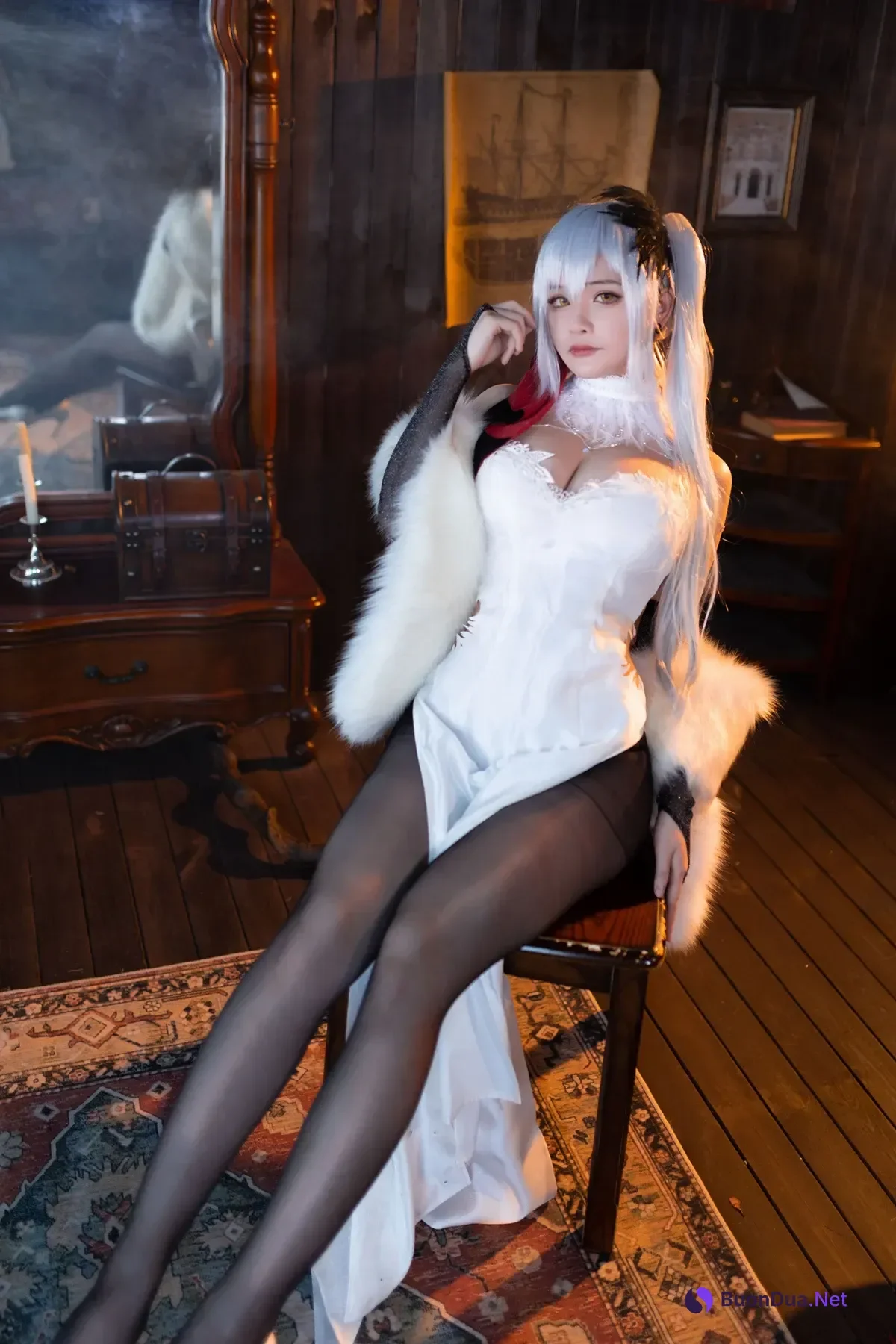 Cosplay 前羽_rr – 碧蓝航线 德雷克 - รูปภาพ 2