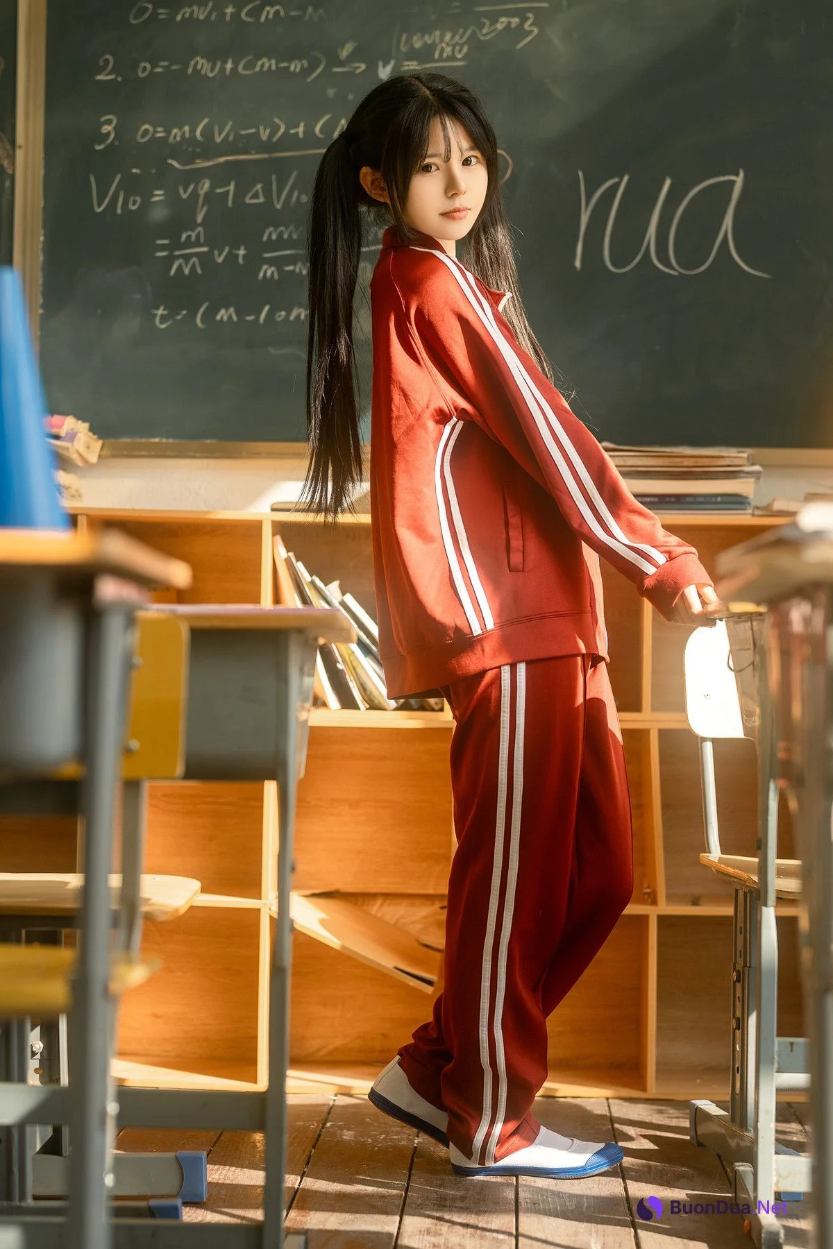 Cosplay Rua阮阮 课间阳光-红色校服 - รูปภาพ 10