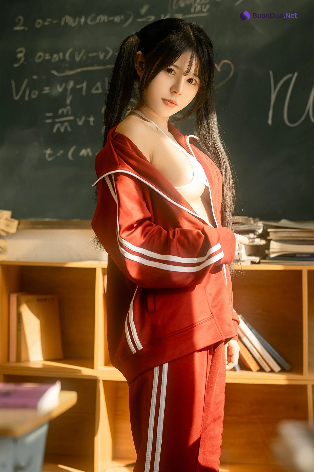 Cosplay Rua阮阮 课间阳光-红色校服 - รูปภาพ 13