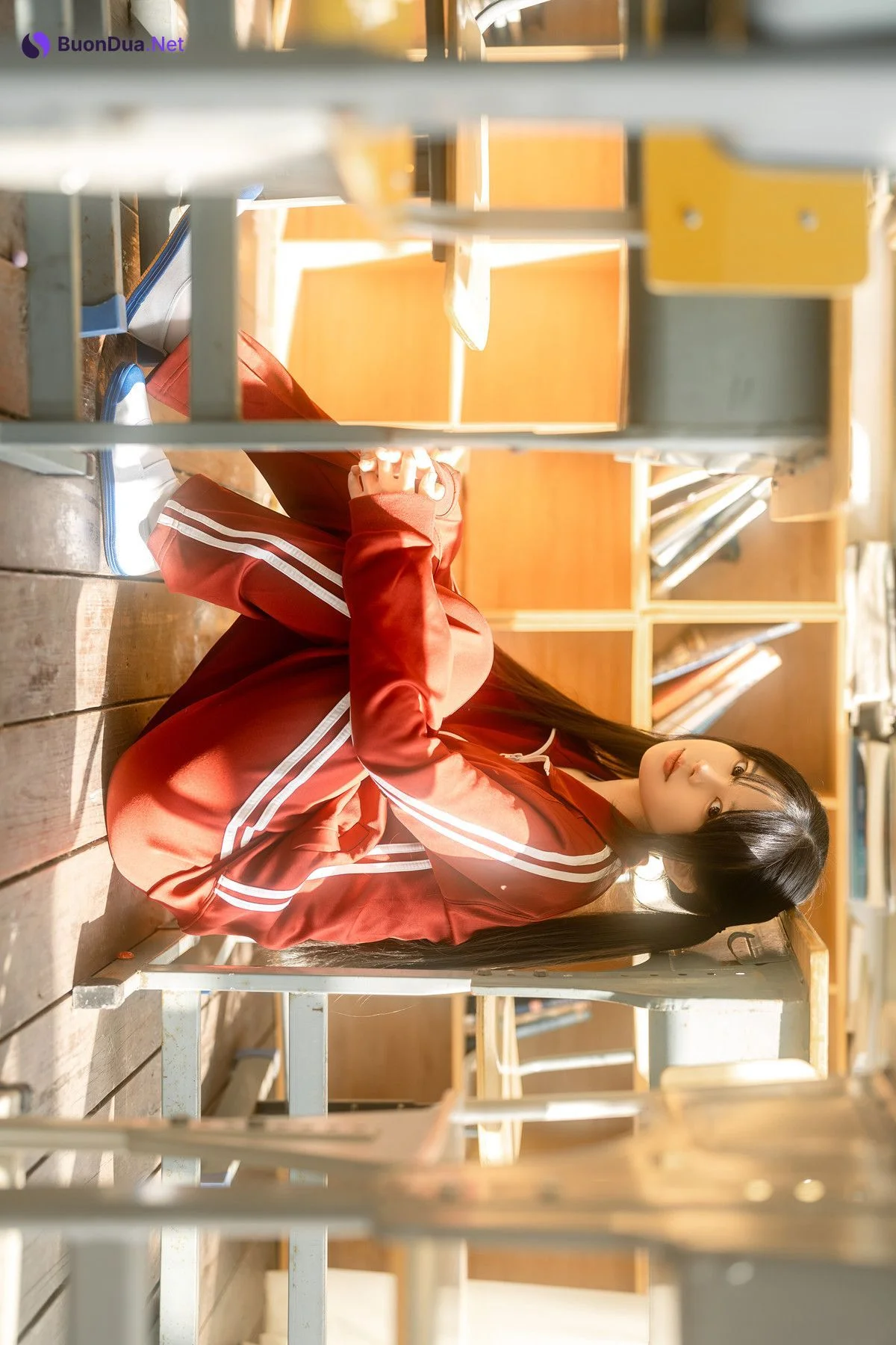 Cosplay Rua阮阮 课间阳光-红色校服 - รูปภาพ 5