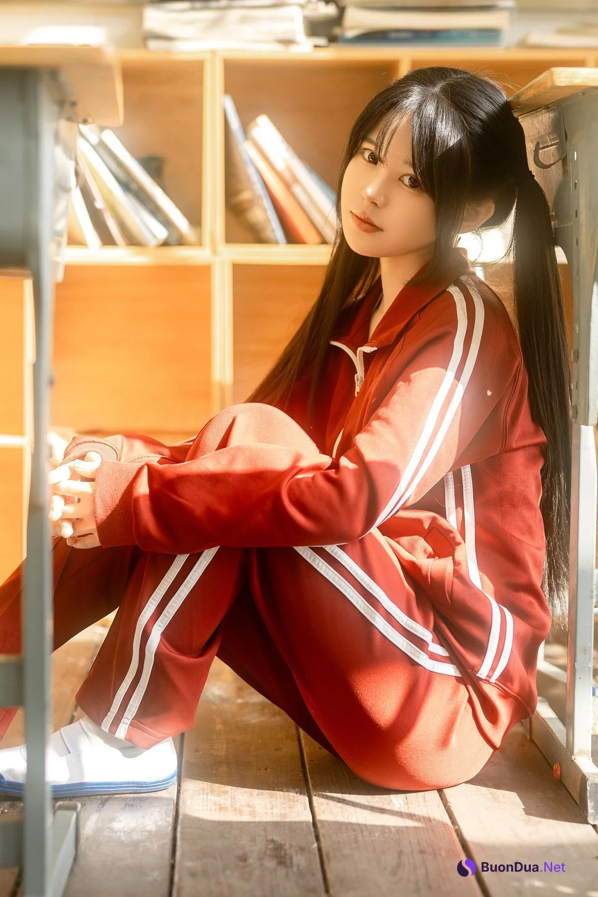 Cosplay Rua阮阮 课间阳光-红色校服 - รูปภาพ 6