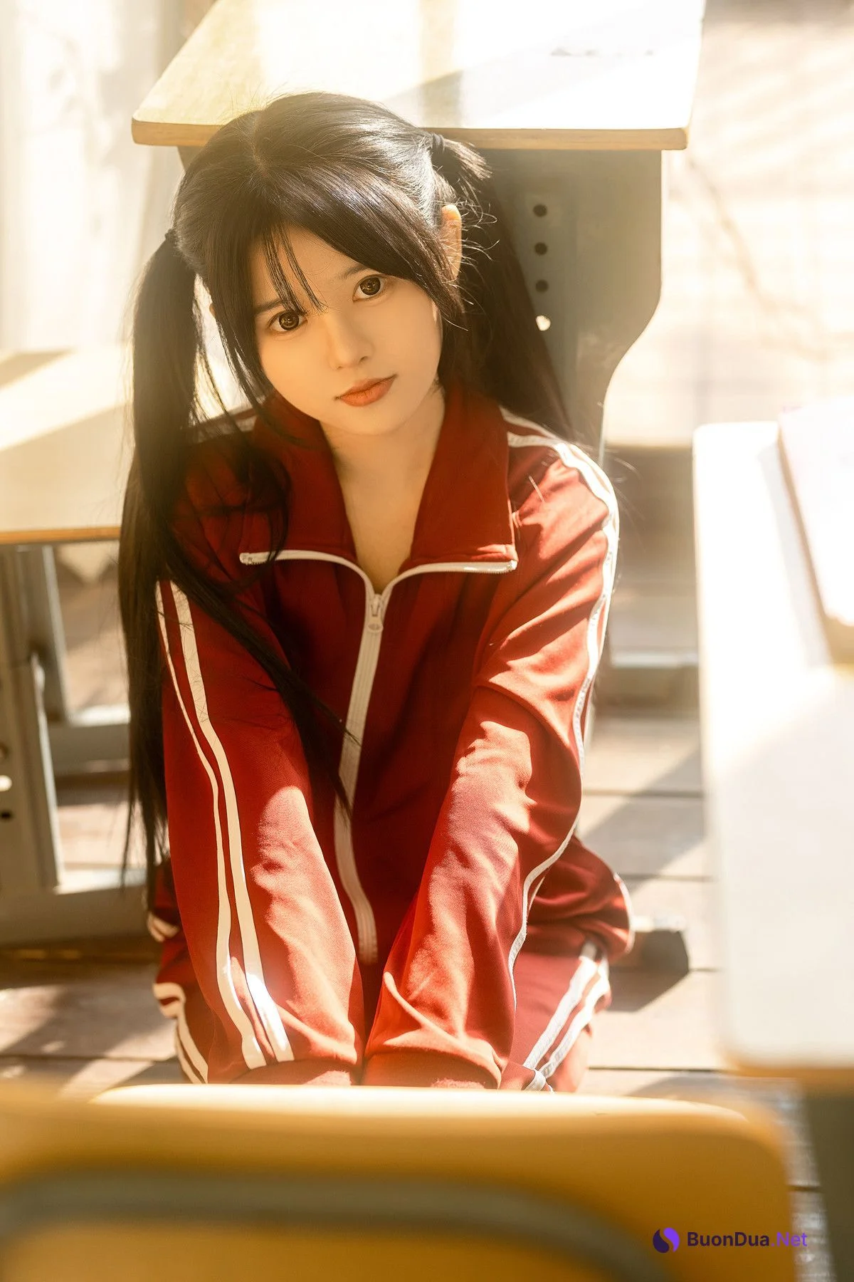 Cosplay Rua阮阮 课间阳光-红色校服 - รูปภาพ 7