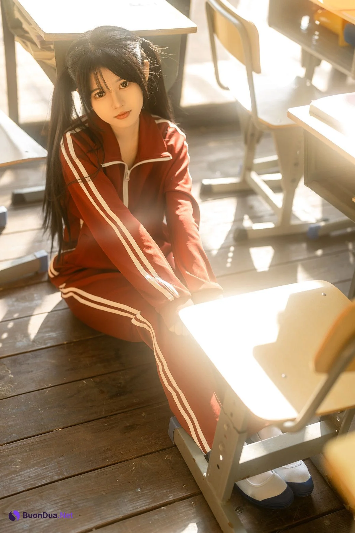 Cosplay Rua阮阮 课间阳光-红色校服 - รูปภาพ 8