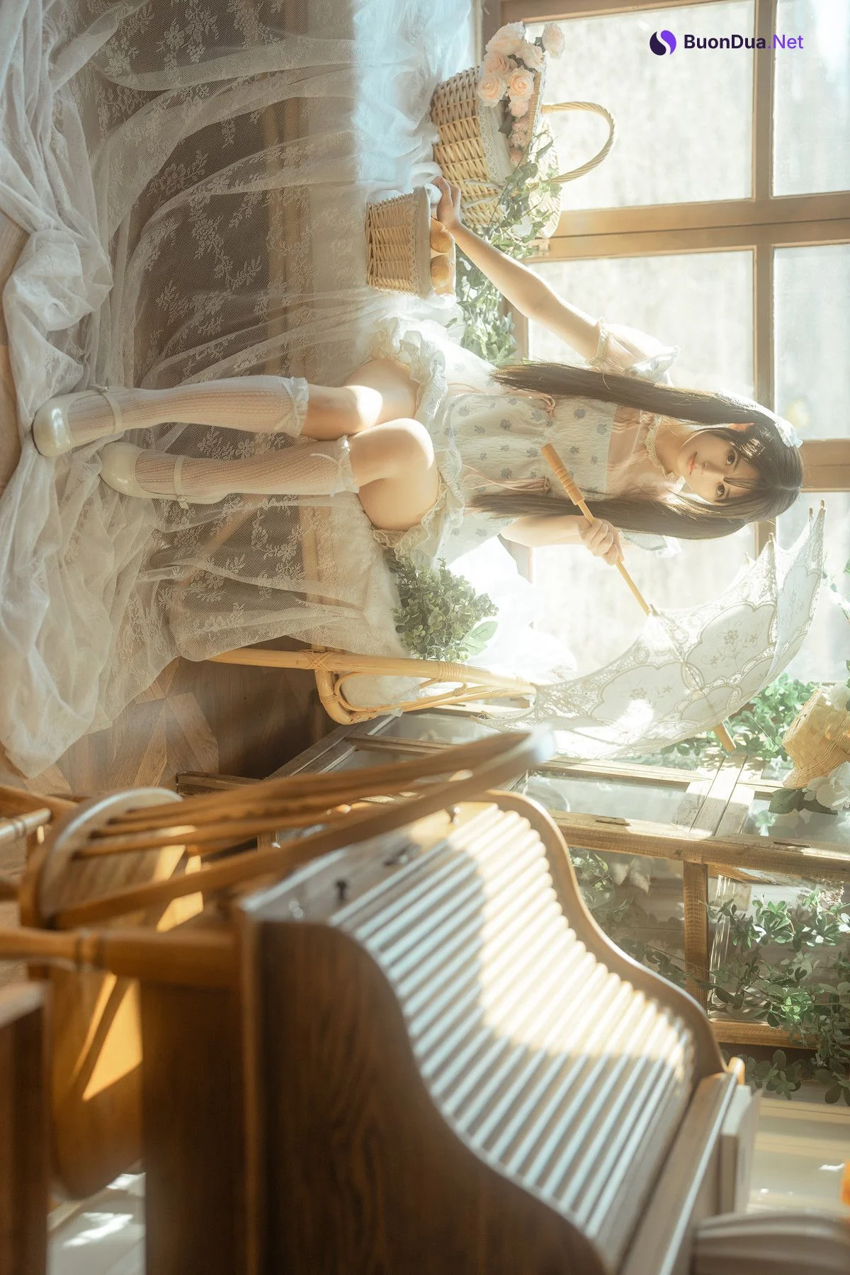 Cosplay Rua阮阮 花房 小裙子 - รูปภาพ 2