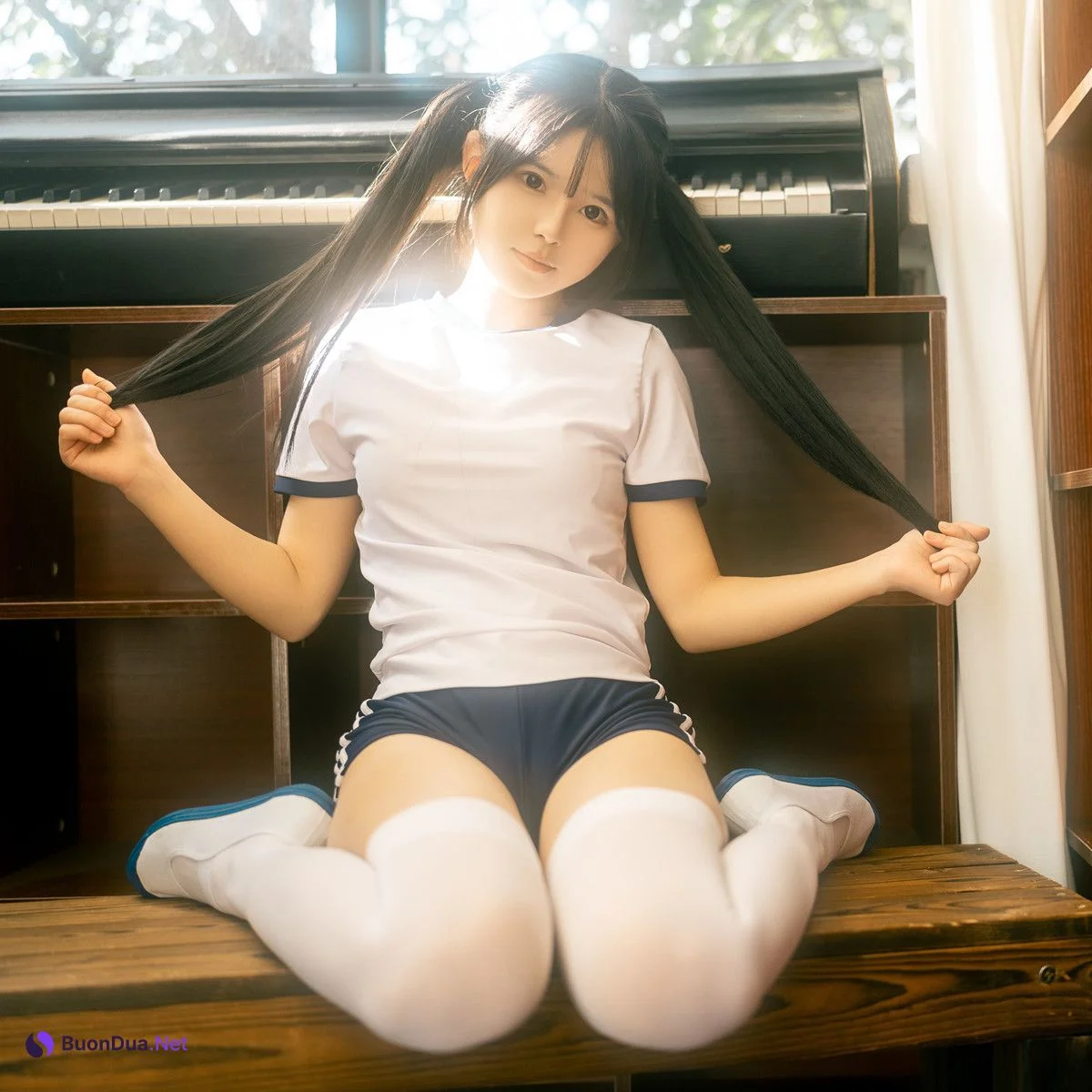Cosplay Rua阮阮 春の更衣室-体操服 - รูปภาพ 4