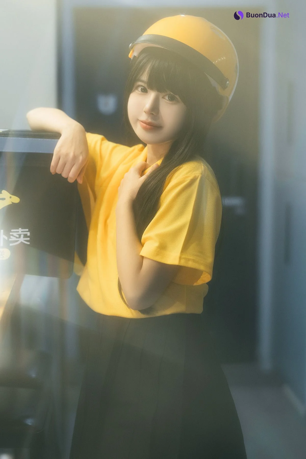 Cosplay Rua阮阮 外卖员 Delivery Girl - Photo 10