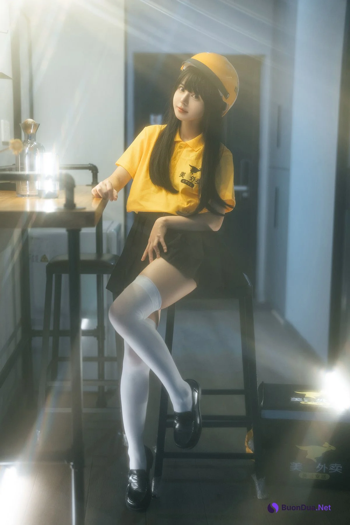 Cosplay Rua阮阮 外卖员 Delivery Girl - Photo 13