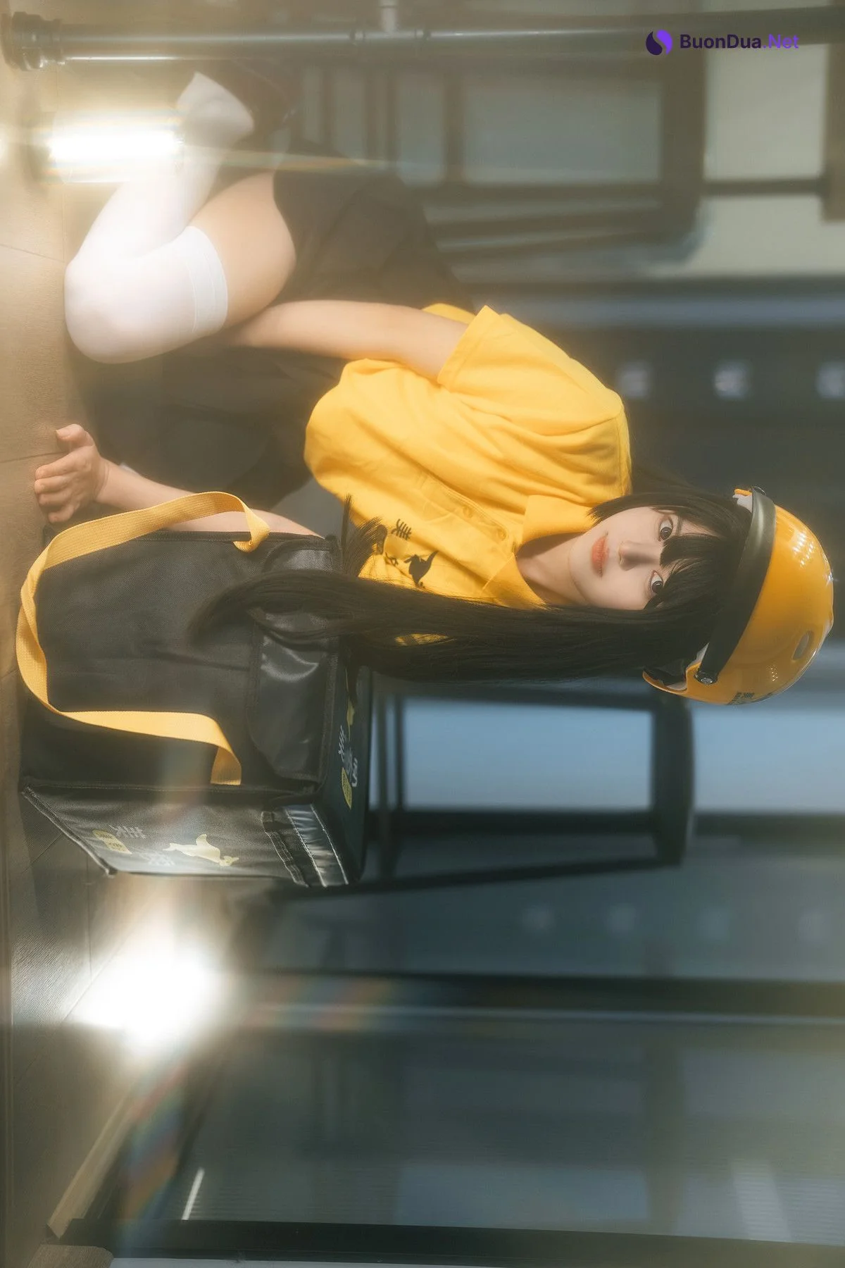 Cosplay Rua阮阮 外卖员 Delivery Girl - Photo 18