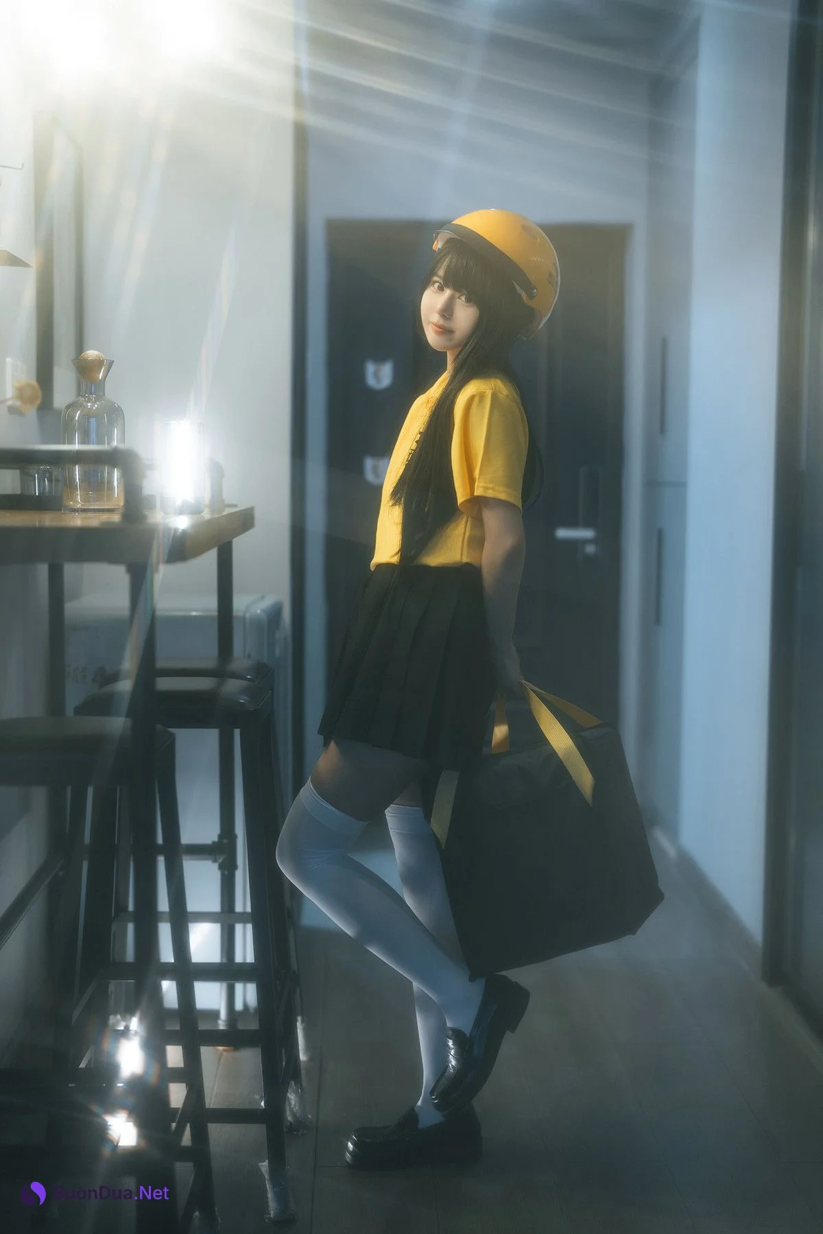 Cosplay Rua阮阮 外卖员 Delivery Girl - Photo 3