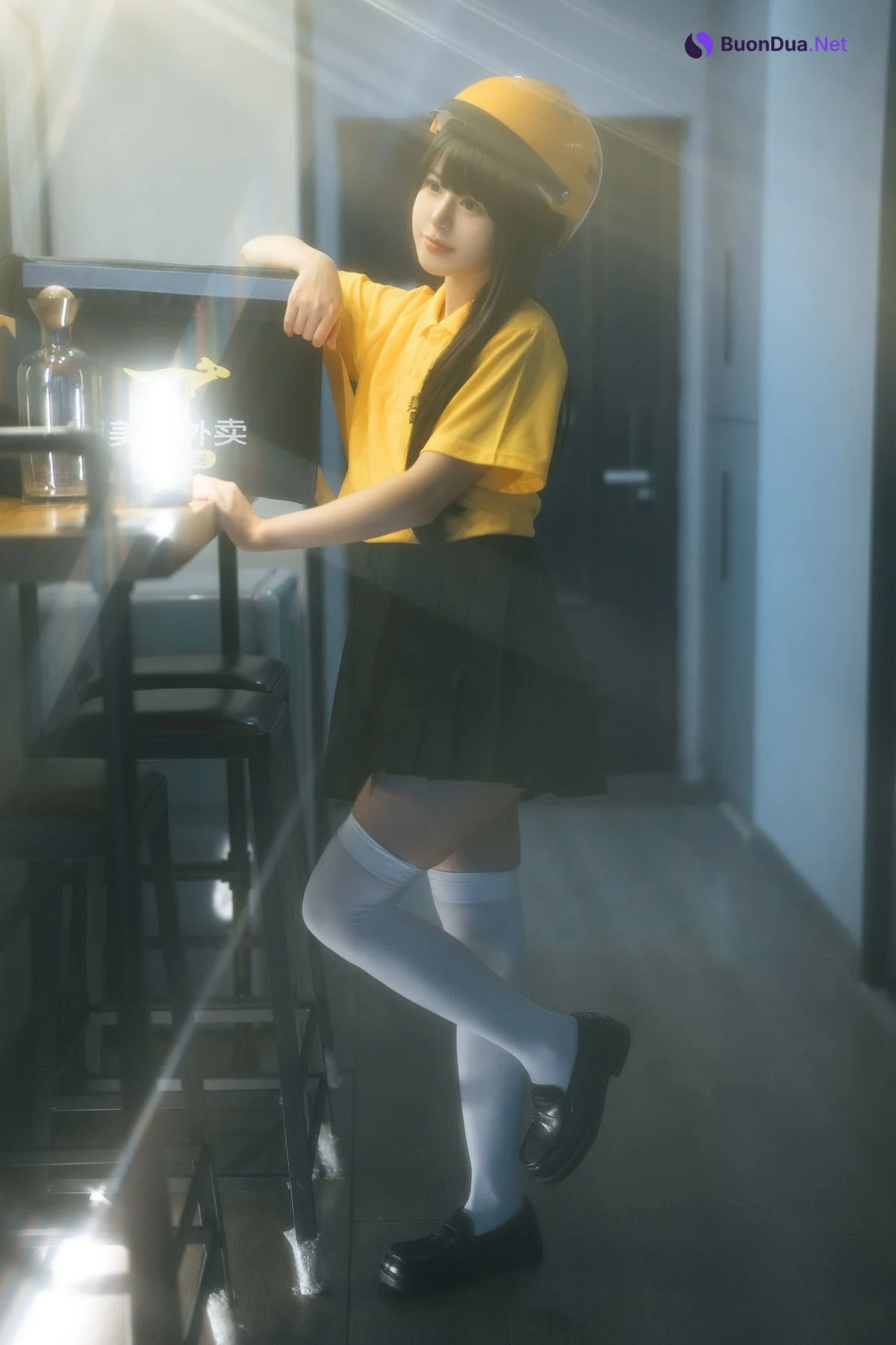 Cosplay Rua阮阮 外卖员 Delivery Girl - Photo 8