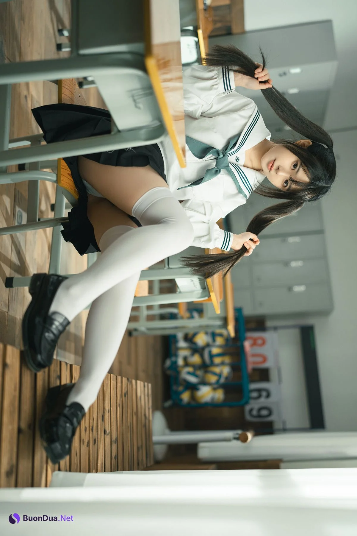 Cosplay Rua阮阮 授课中 In Class - Photo 10