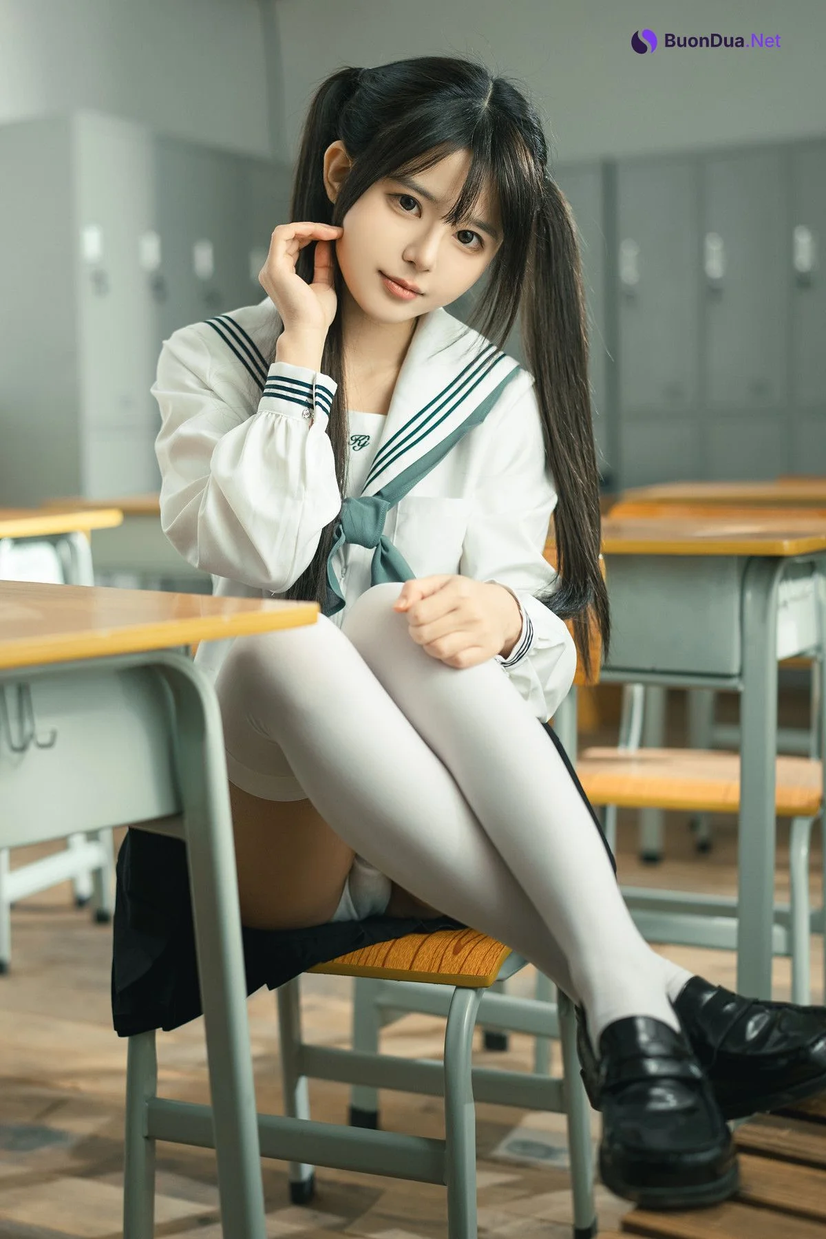 Cosplay Rua阮阮 授课中 In Class - Photo 11