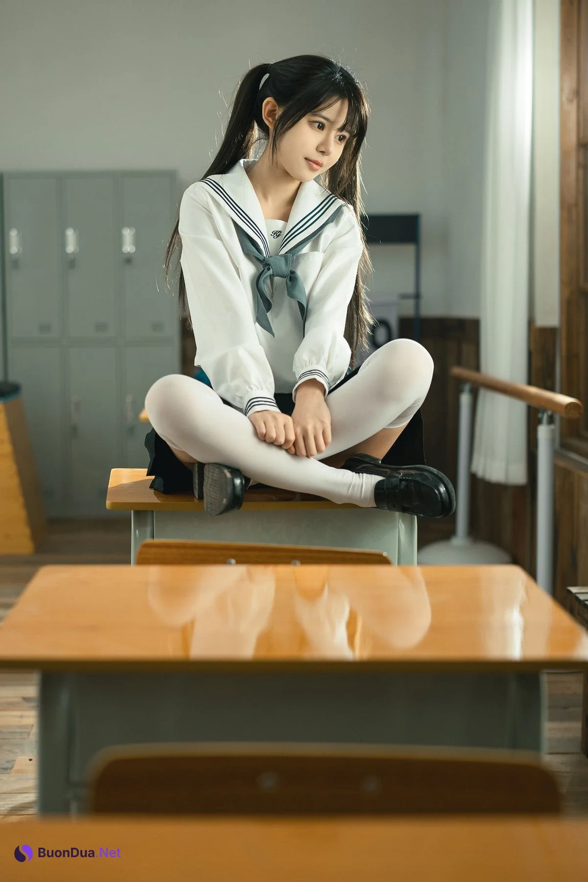 Cosplay Rua阮阮 授课中 In Class - Photo 16