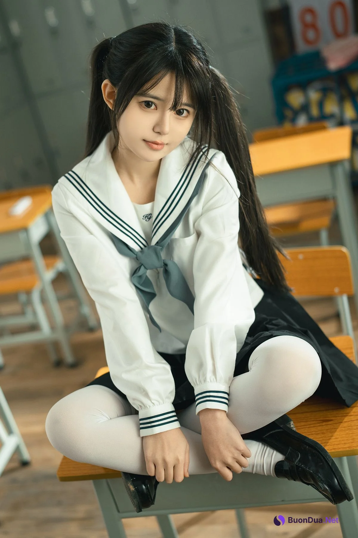 Cosplay Rua阮阮 授课中 In Class - Photo 18