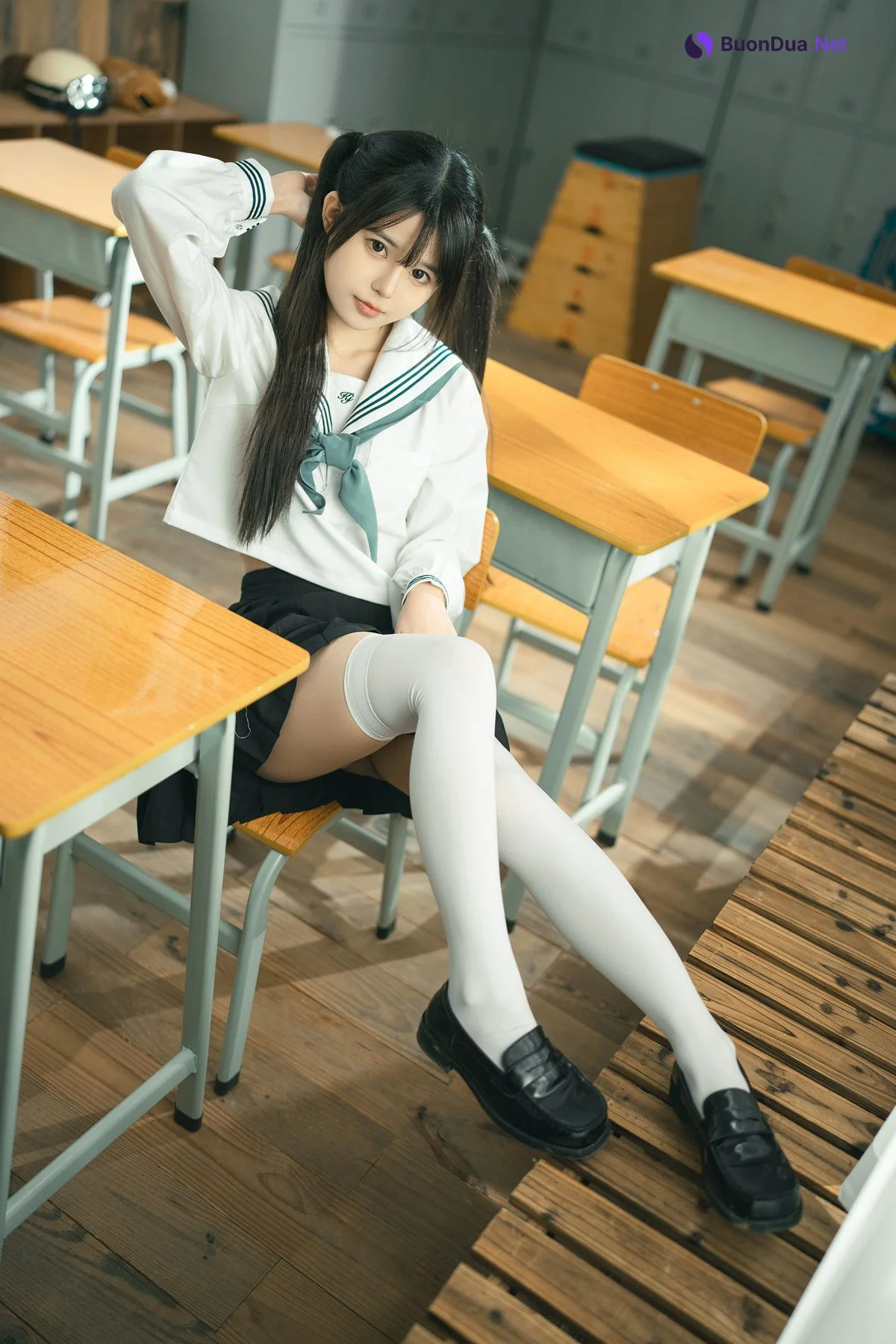 Cosplay Rua阮阮 授课中 In Class - Photo 9