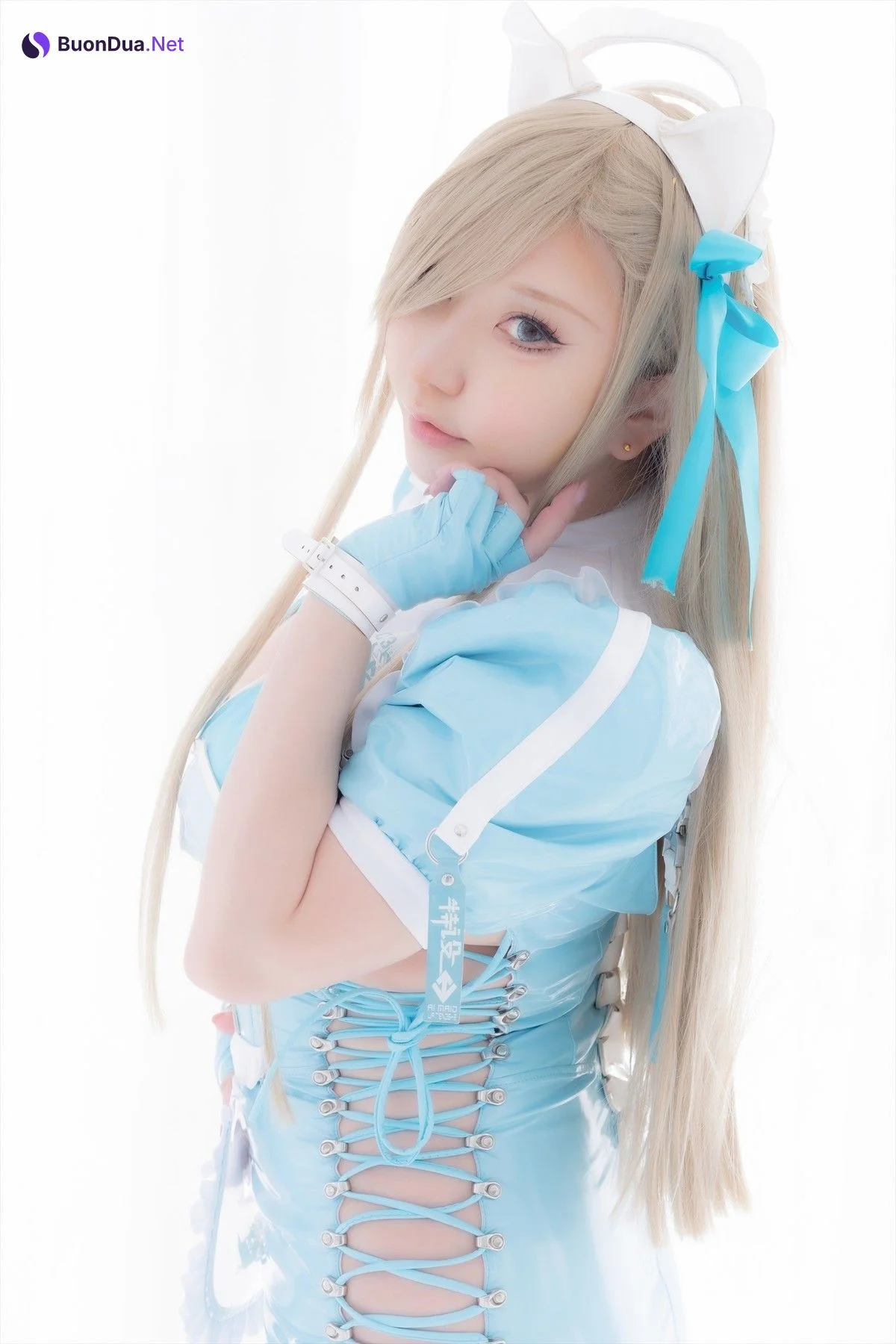Cosplay SAKUサク Cyber Maid Asuna Set.01 - Photo 14