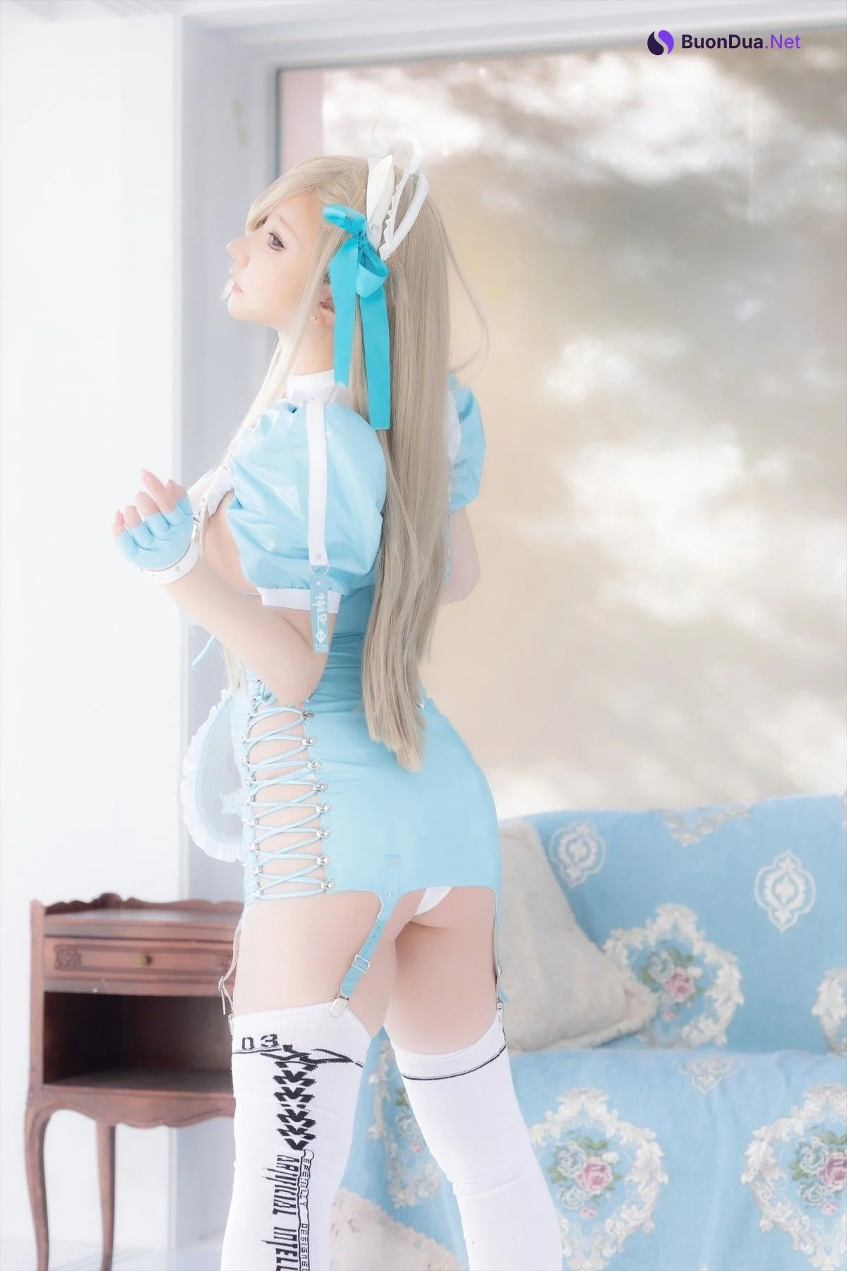 Cosplay SAKUサク Cyber Maid Asuna Set.01 - Photo 2