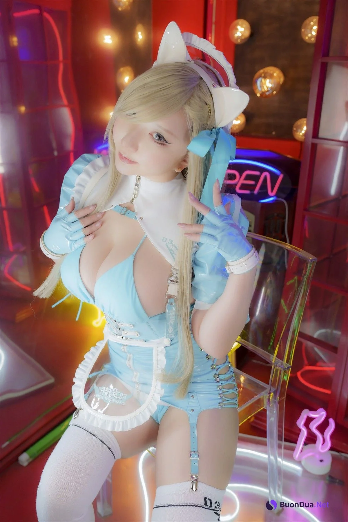 Cosplay SAKUサク Cyber Maid Asuna Set.02 - Photo 2