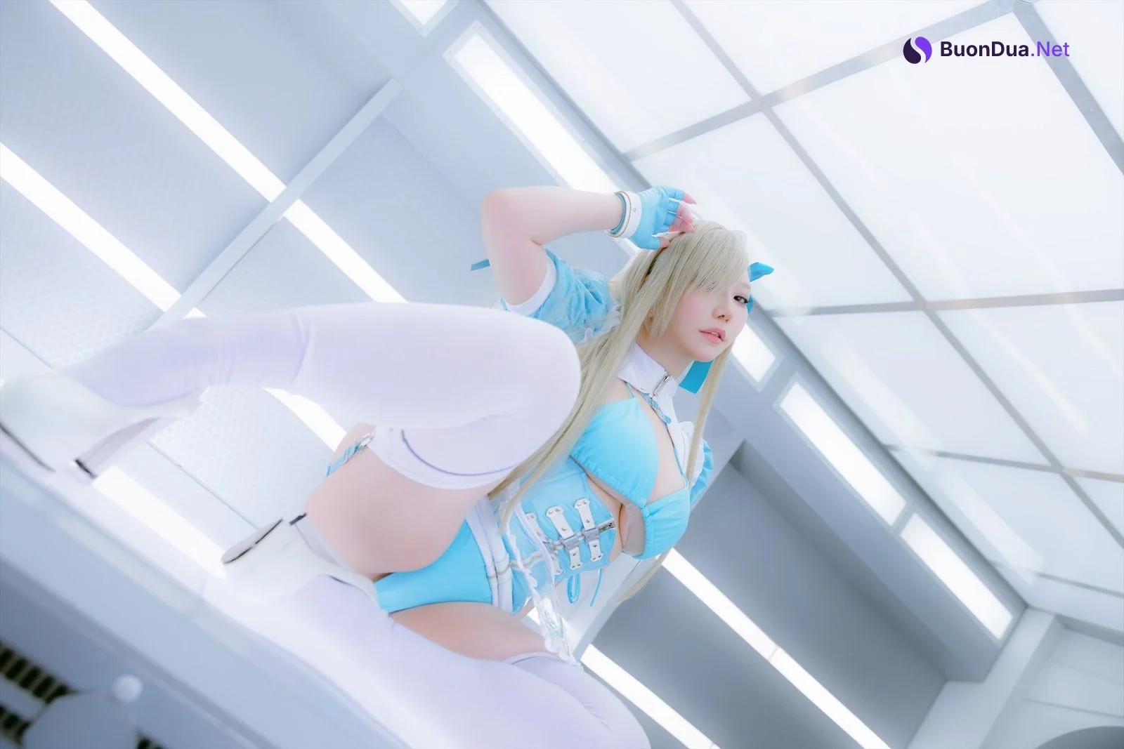 Cosplay SAKUサク Cyber Maid Asuna Set.03 - Photo 19