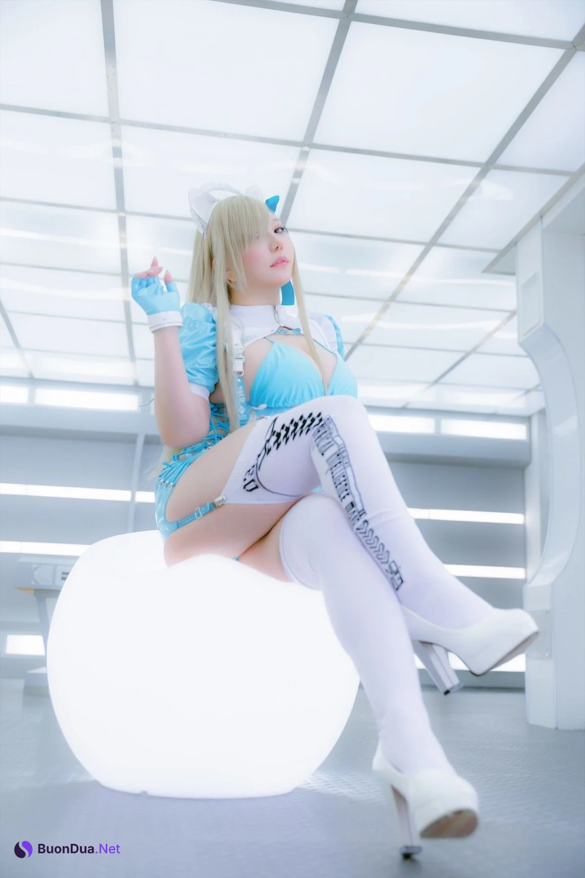 Cosplay SAKUサク Cyber Maid Asuna Set.03 - Photo 2