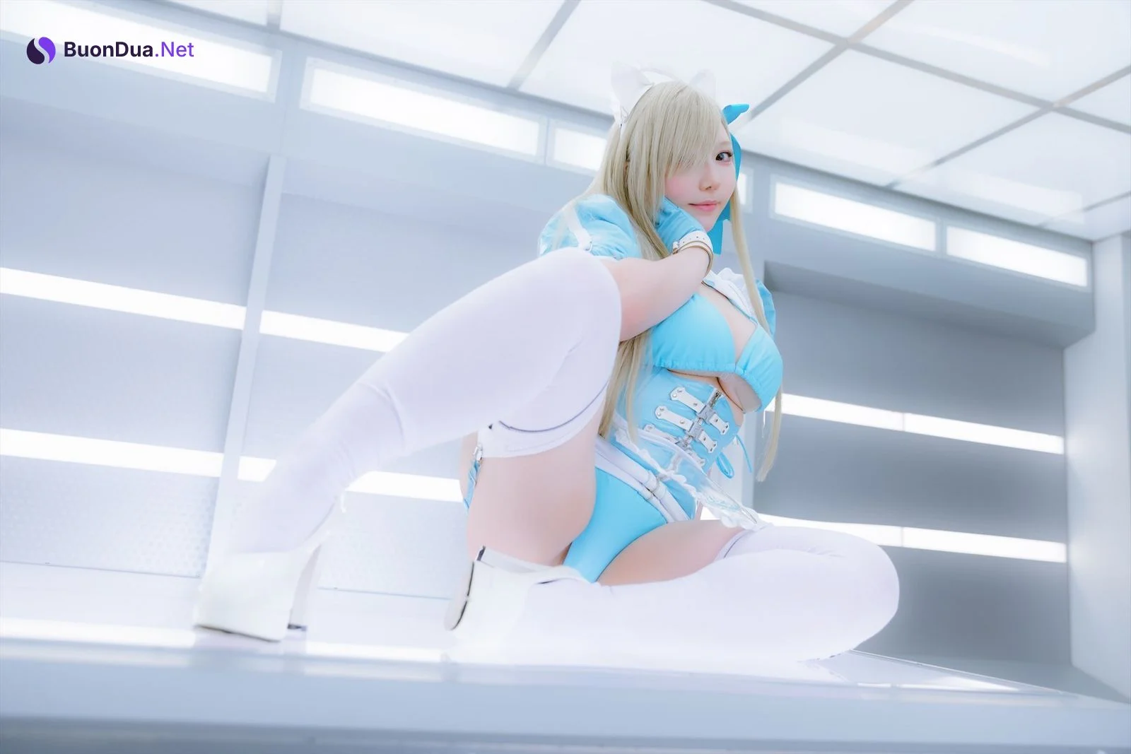 Cosplay SAKUサク Cyber Maid Asuna Set.03 - Photo 20