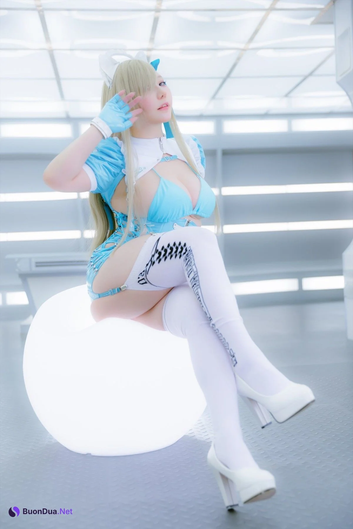 Cosplay SAKUサク Cyber Maid Asuna Set.03 - Photo 5