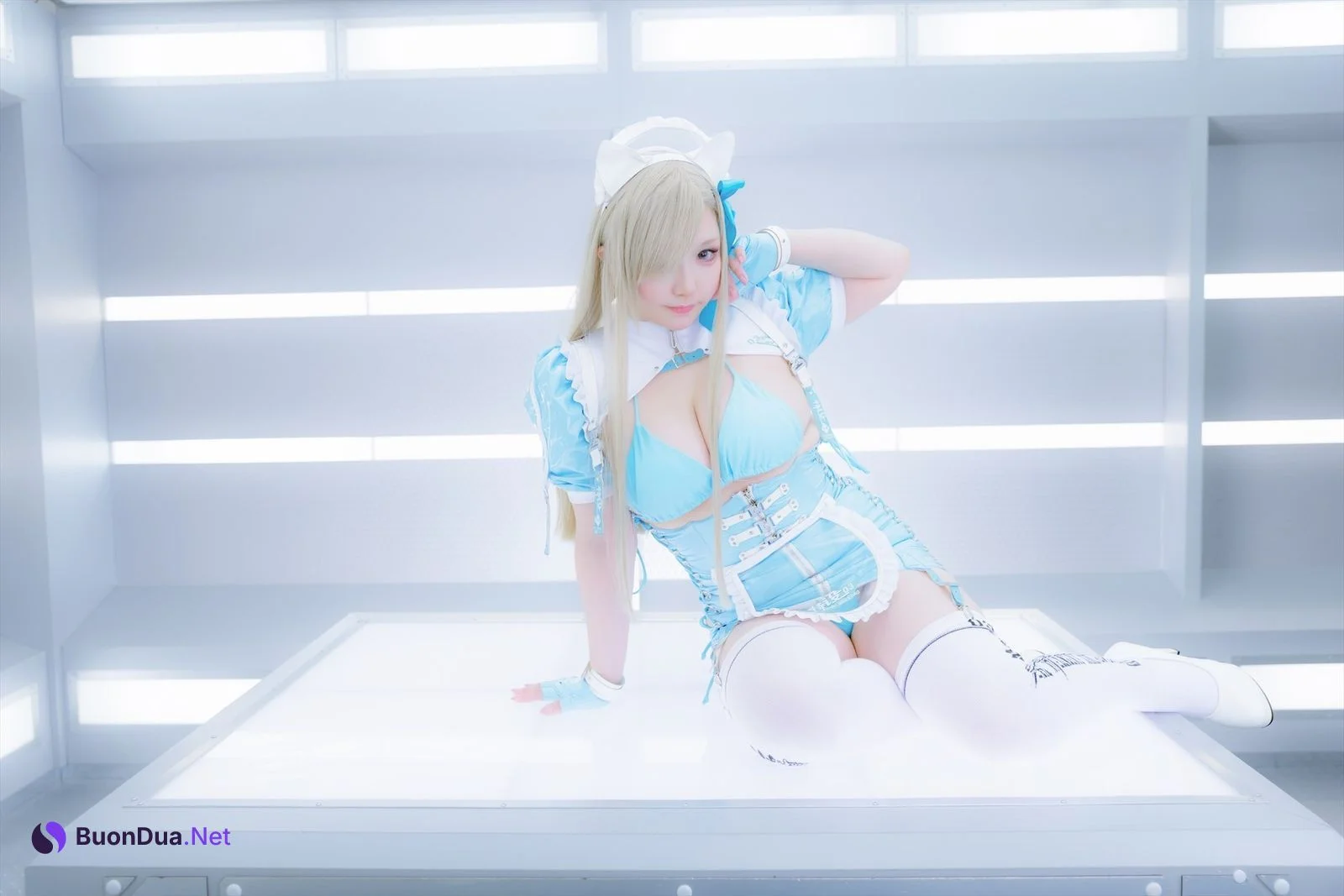 Cosplay SAKUサク Cyber Maid Asuna Set.03 - Photo 9