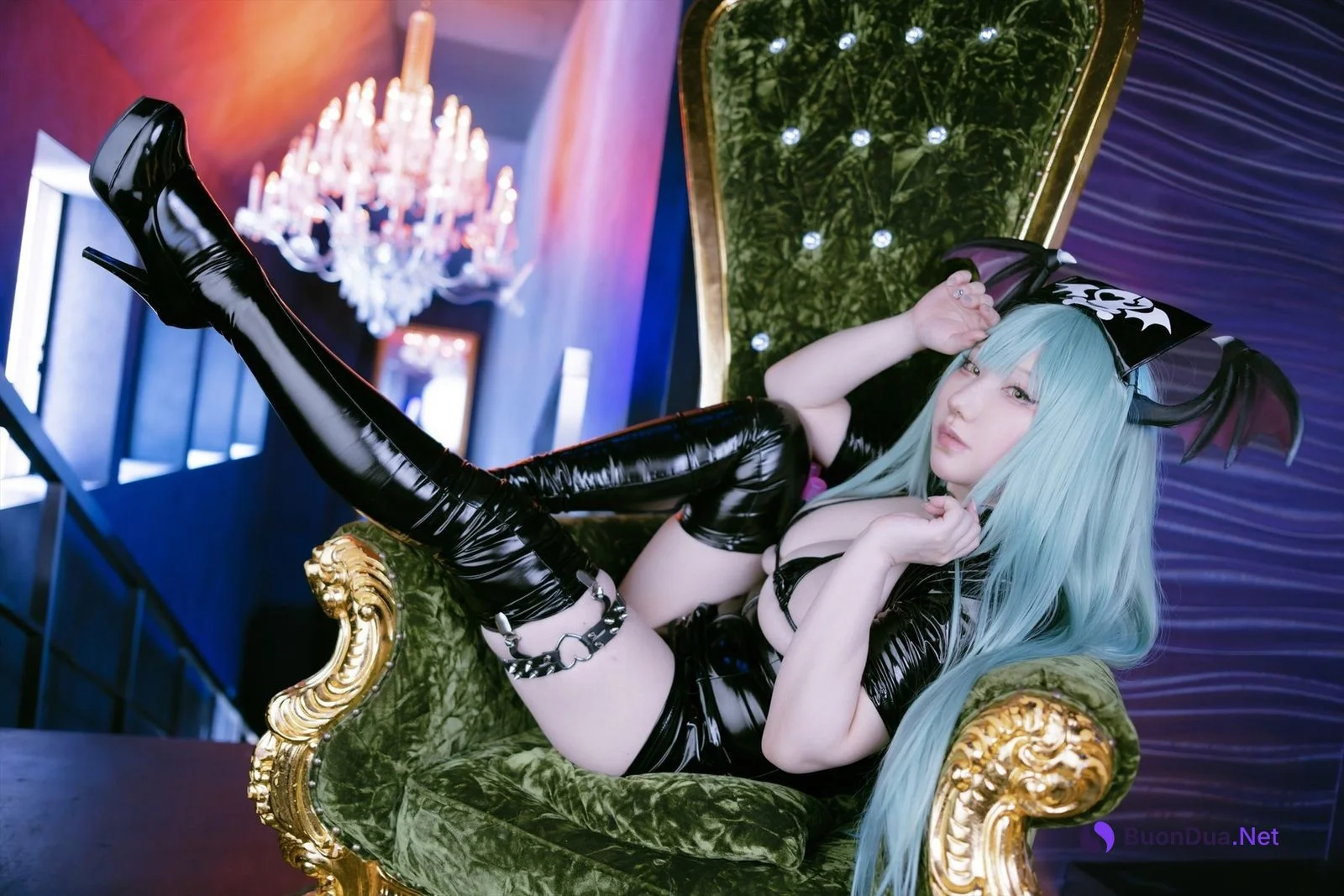 Cosplay SAKUサク Love builder Darkstalkers Set.01 - 写真 4