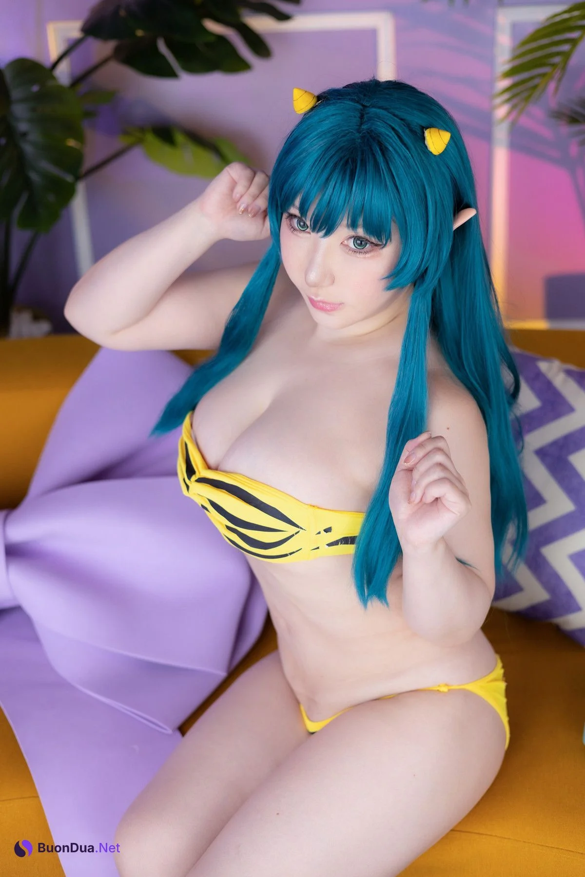 Cosplay SAKUサク Lum ラム うる星やつら Set.01 - Photo 4