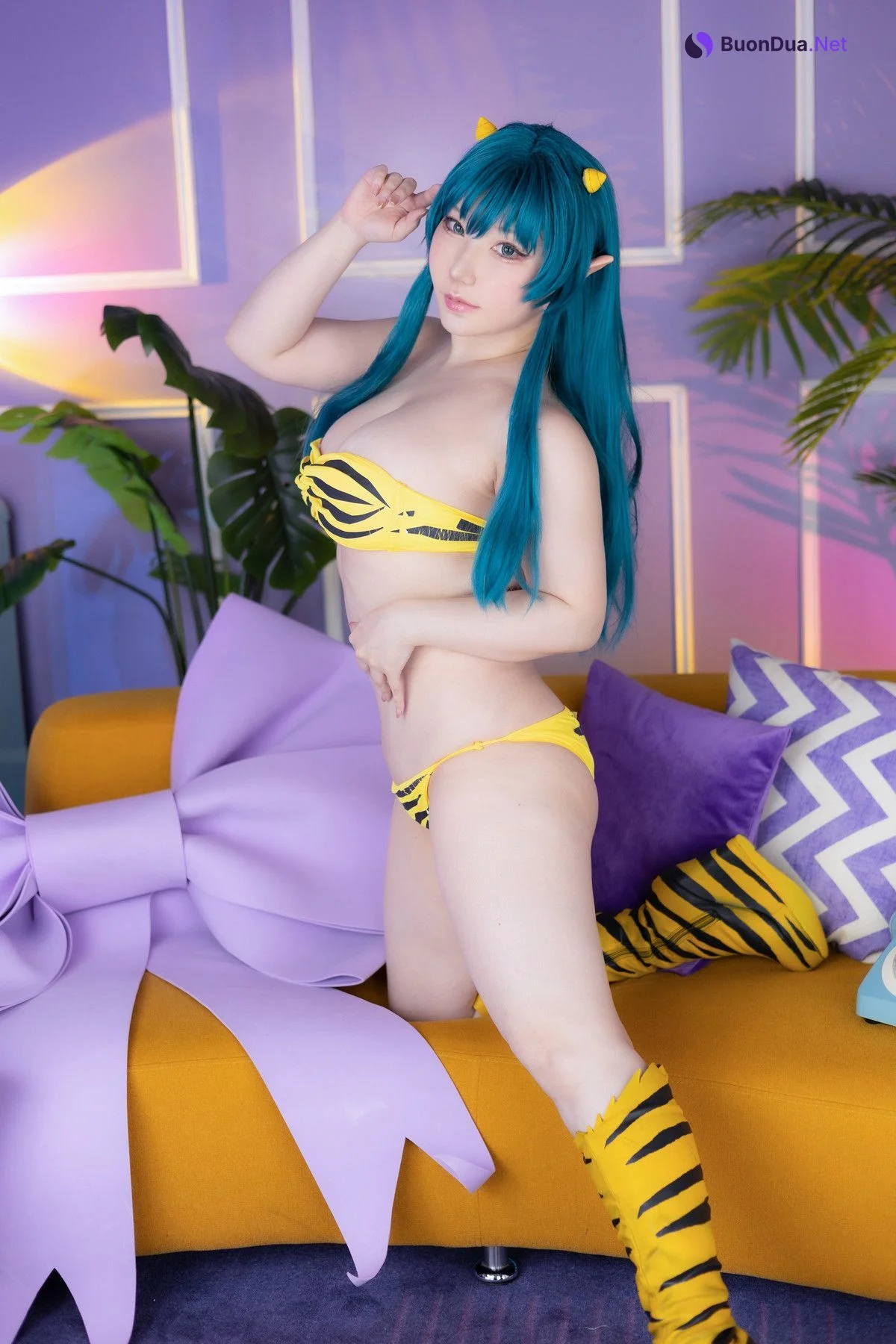 Cosplay SAKUサク Lum ラム うる星やつら Set.01 - Photo 5