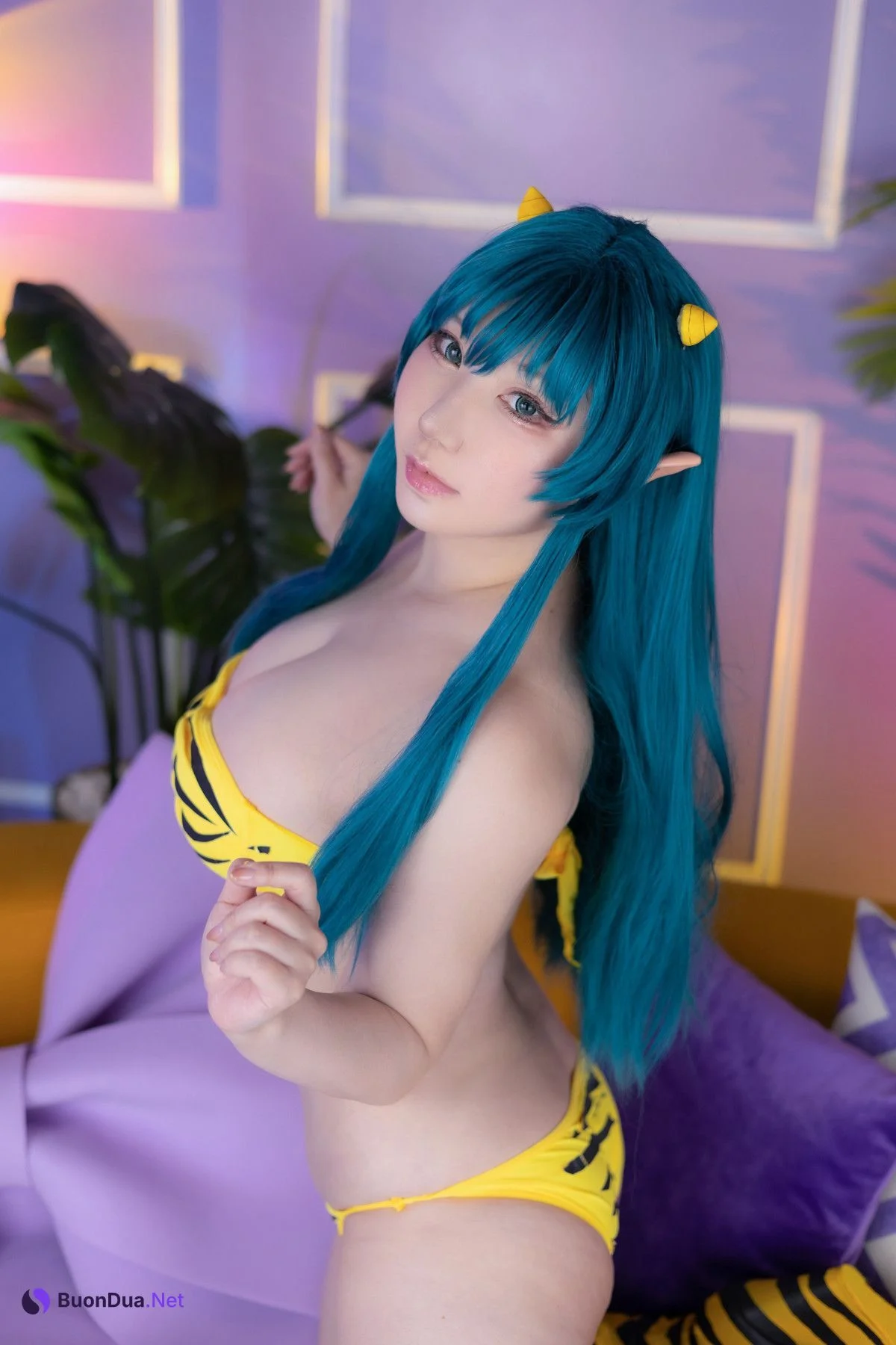 Cosplay SAKUサク Lum ラム うる星やつら Set.01 - Photo 7