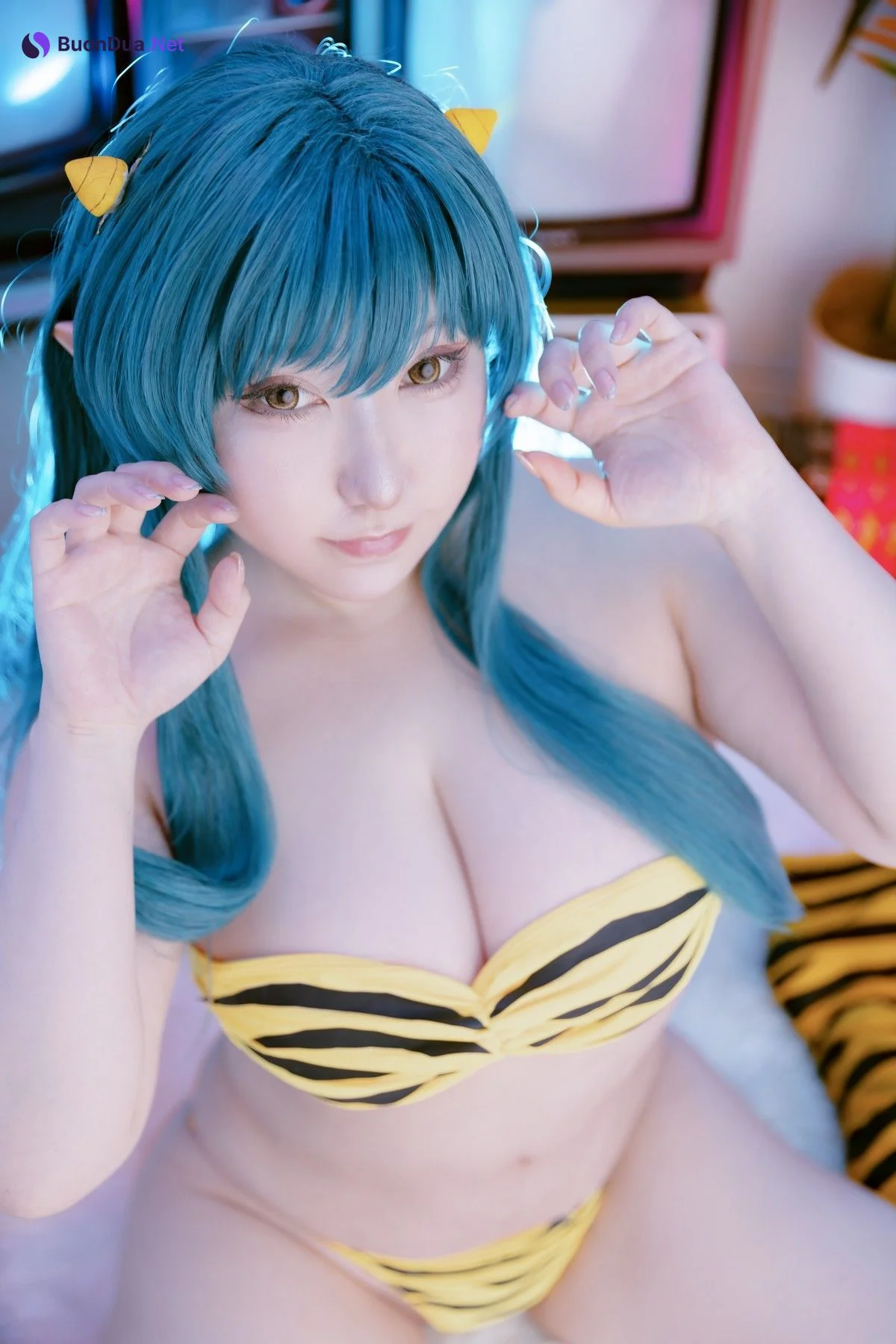 Cosplay SAKUサク Lum ラム うる星やつら Set.03 - Photo 14